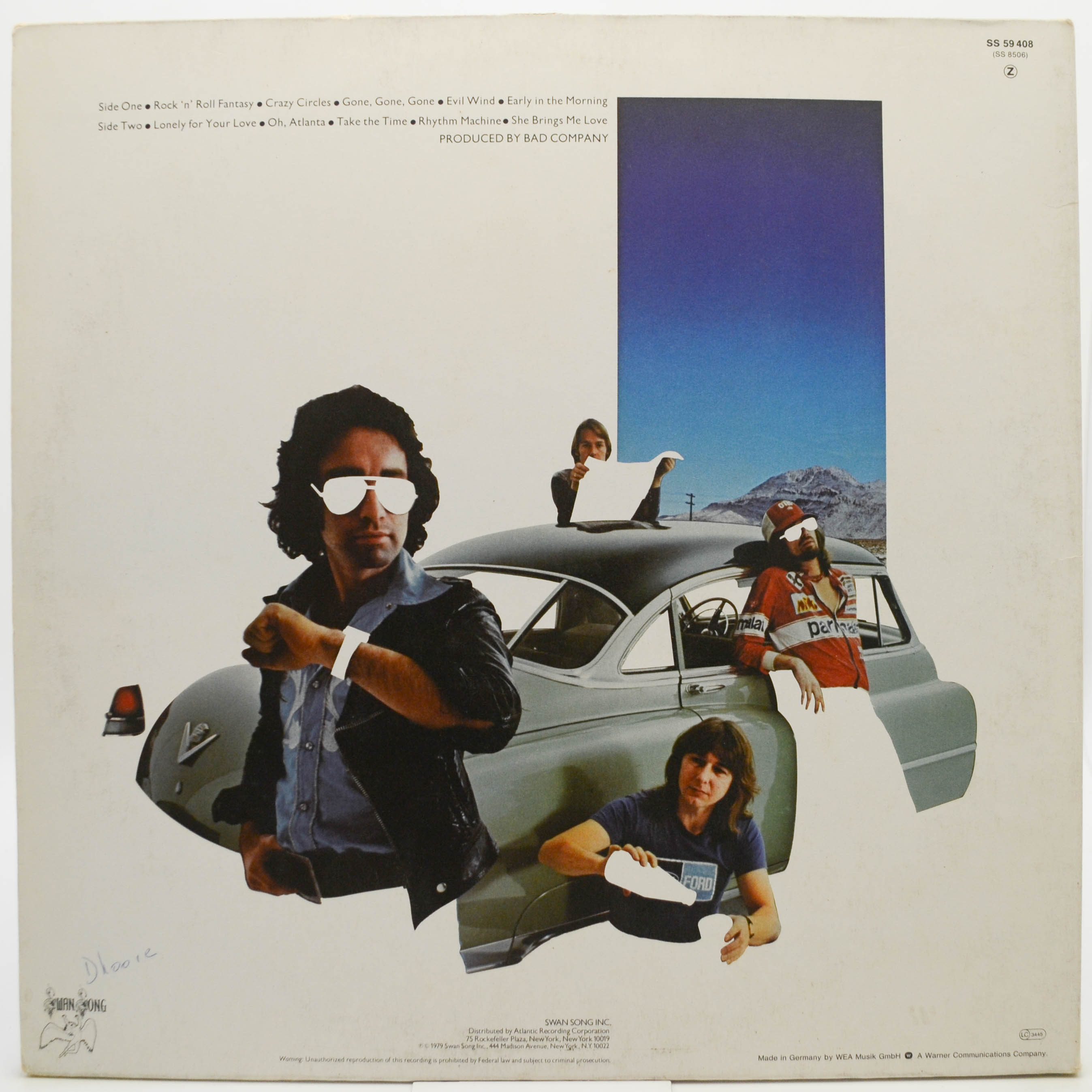 Bad Company — Desolation Angels, 1979