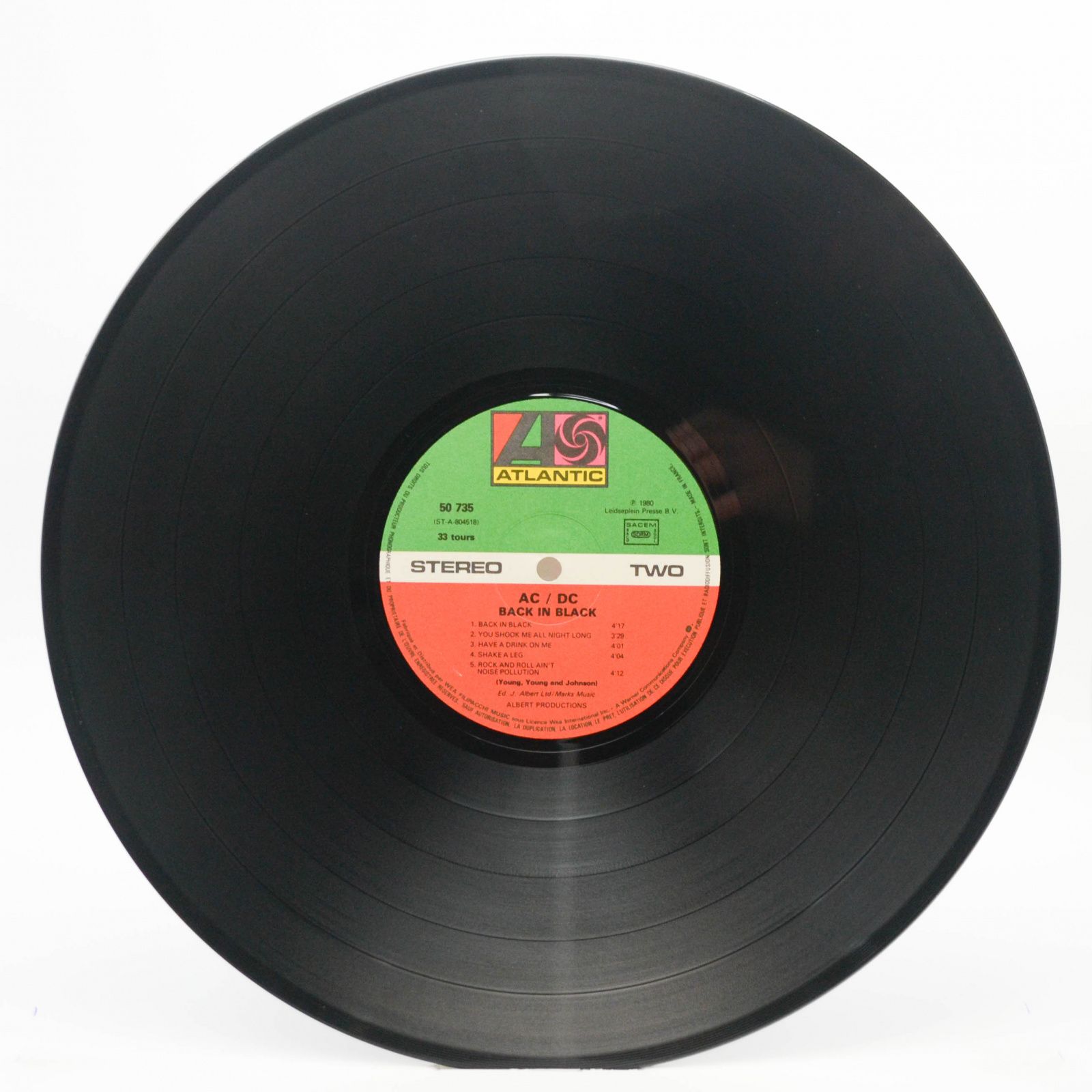 Виниловая пластинка AC/DC — Back In Black, 1980