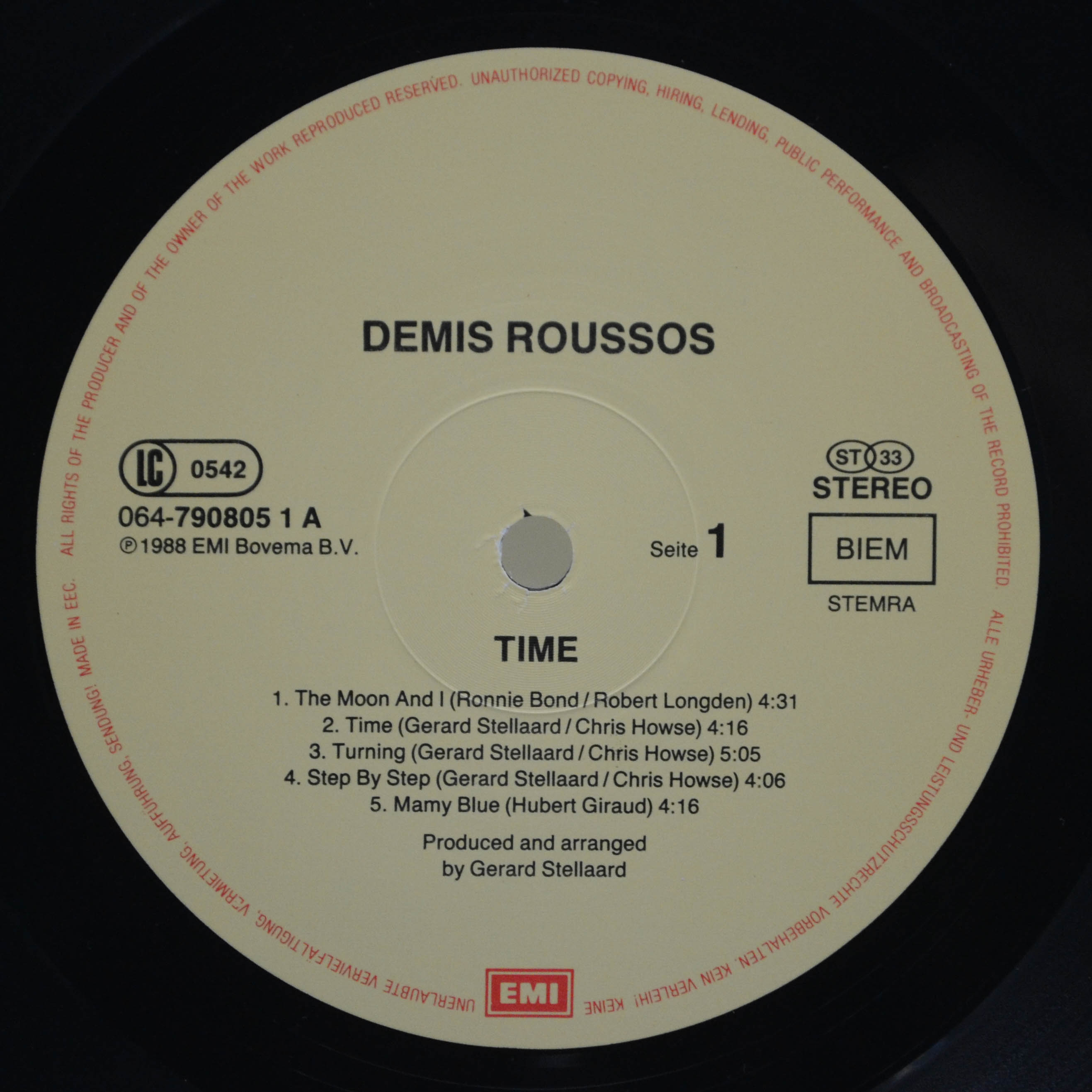 Demis Roussos — Time, 1988