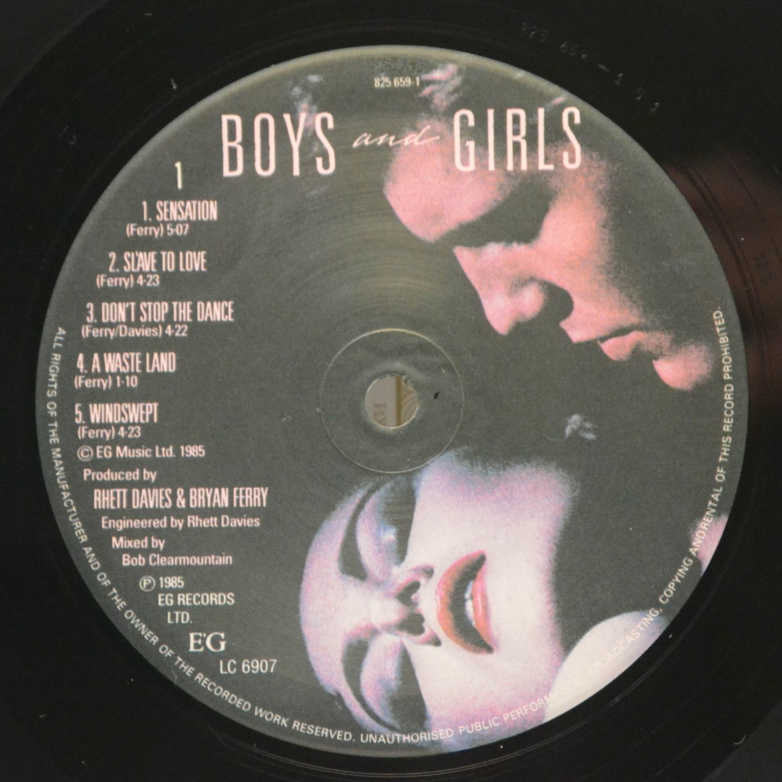 Bryan Ferry — Boys And Girls, 1985