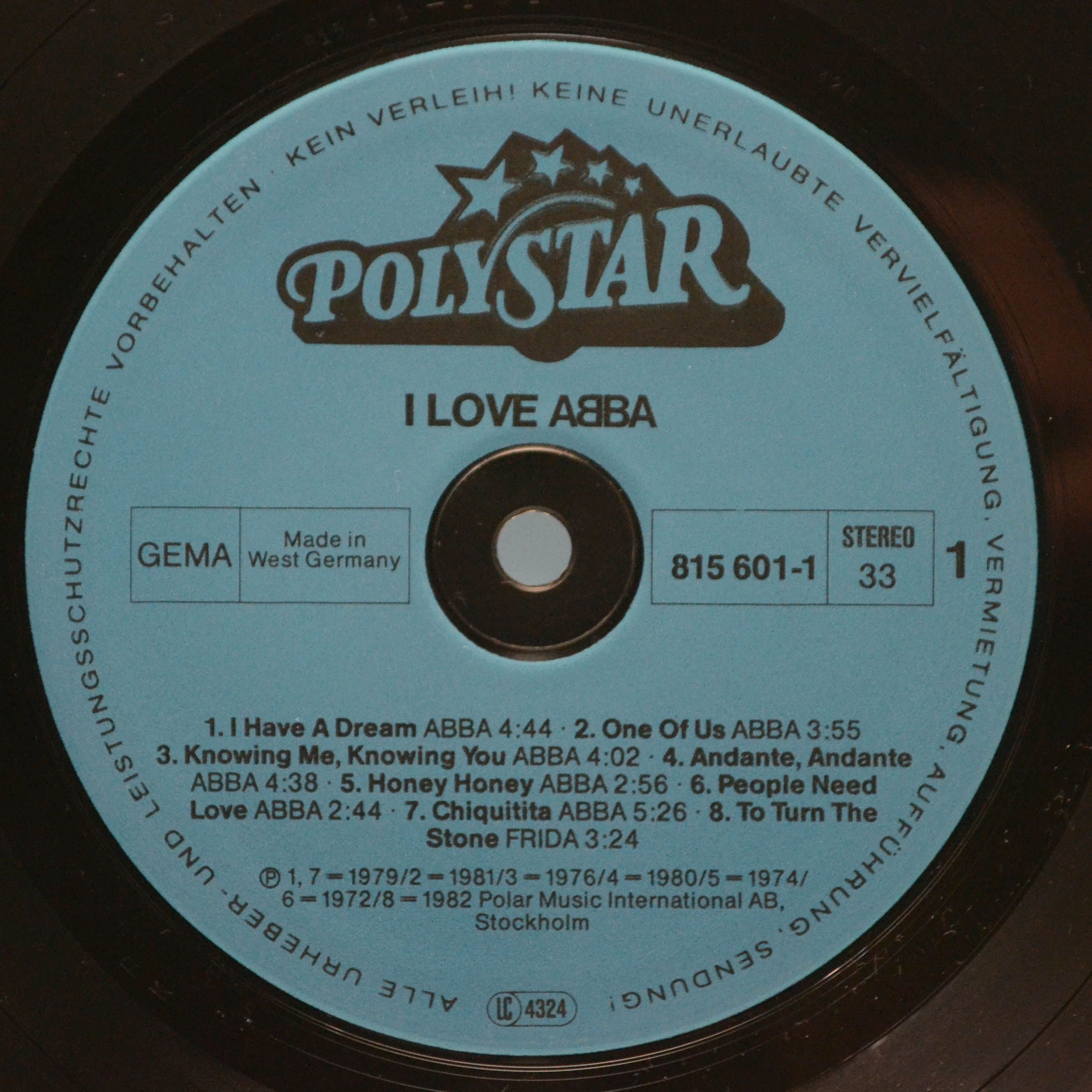 ABBA — I Love ABBA, 1984