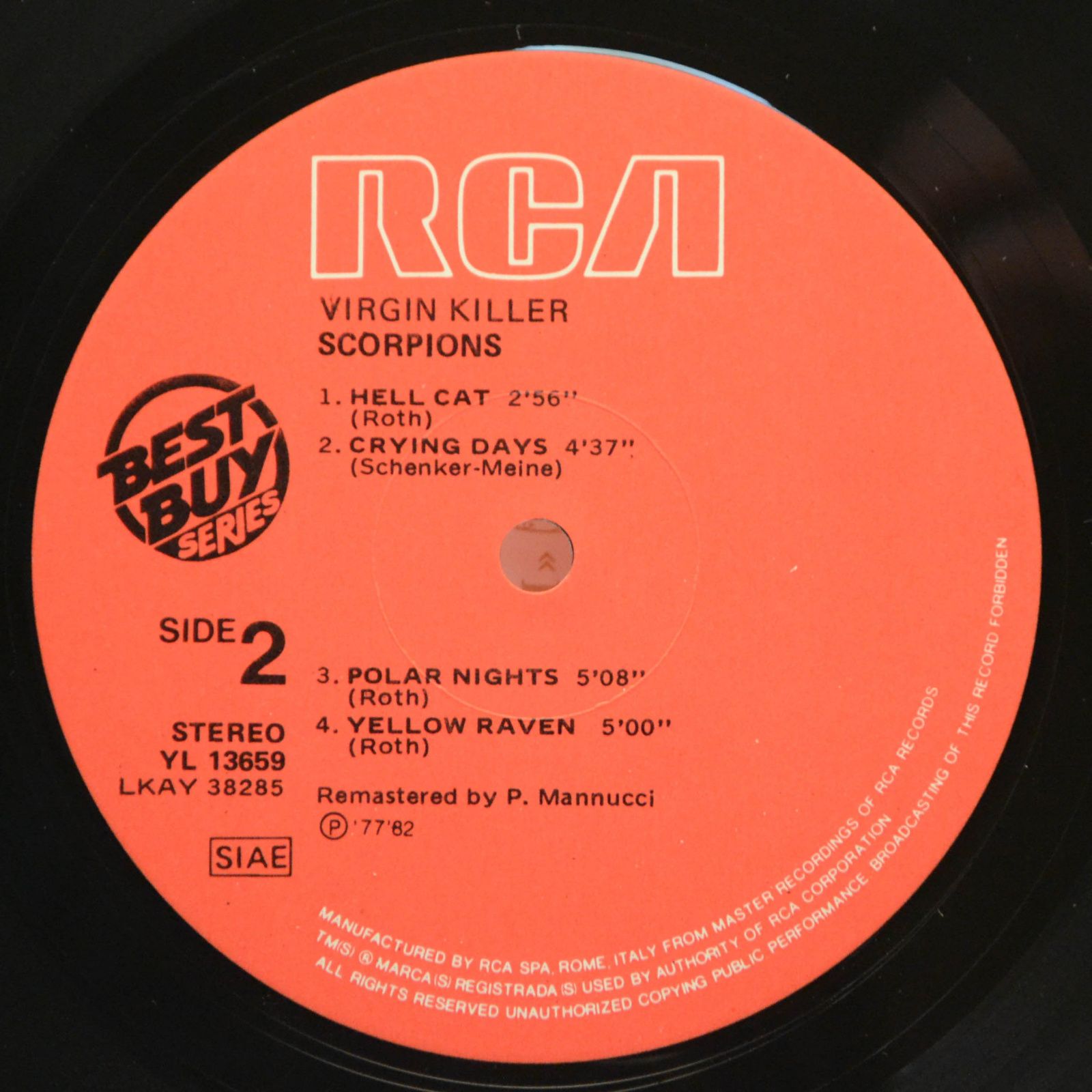 Виниловая пластинка Scorpions — Virgin Killer, 1976