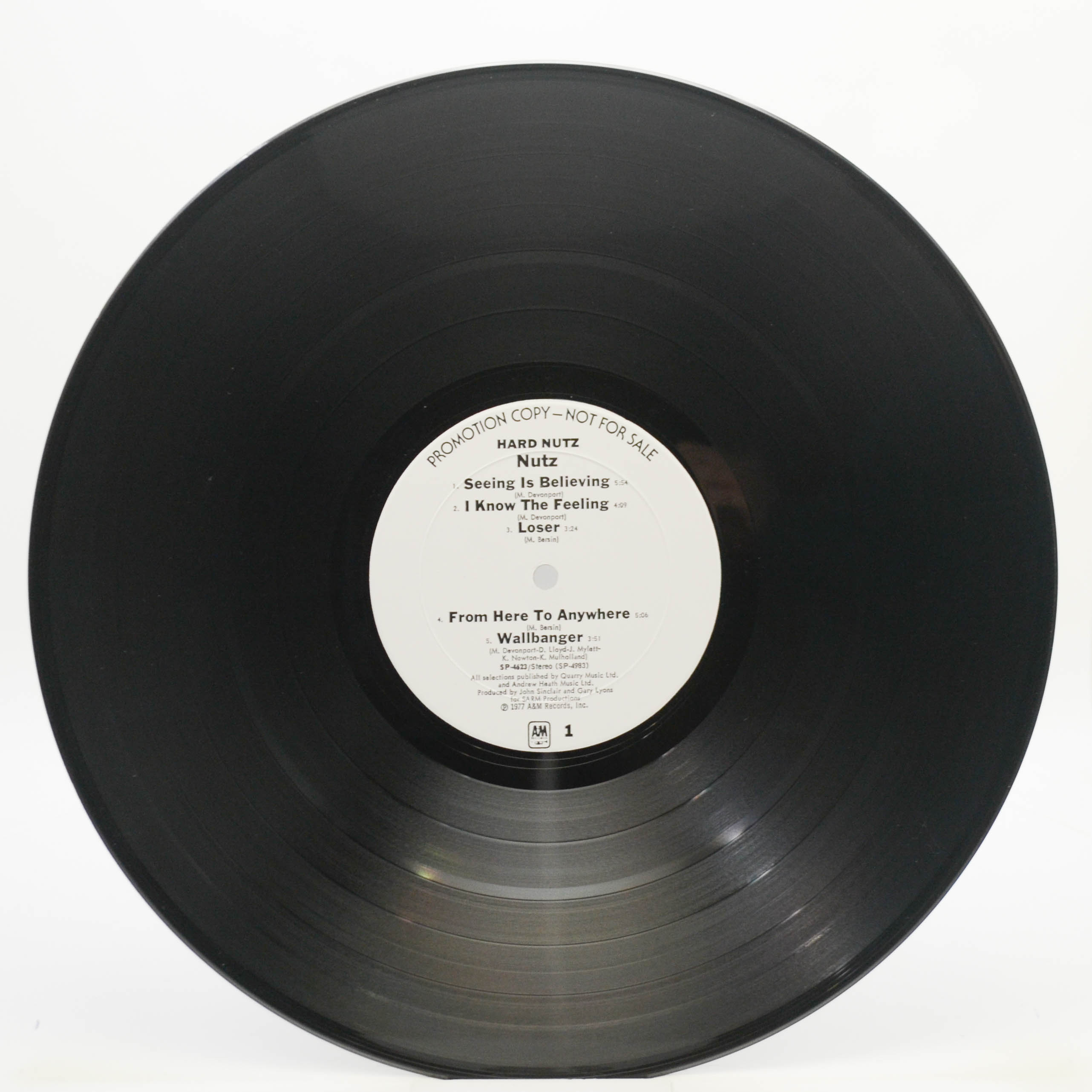 Виниловая пластинка Nutz — Hard Nutz (USA), 1977