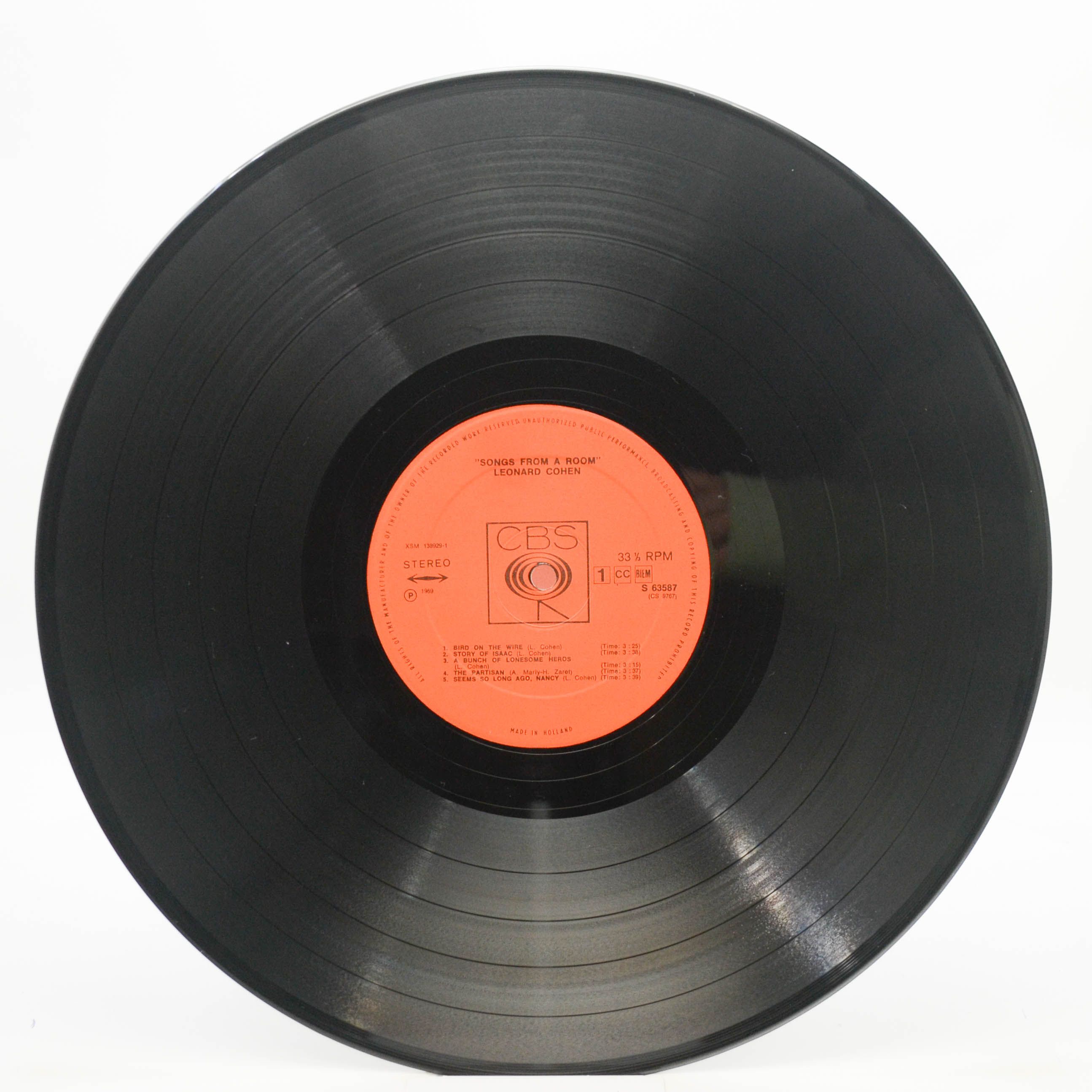 Leonard Cohen — Songs From A Room, 1969