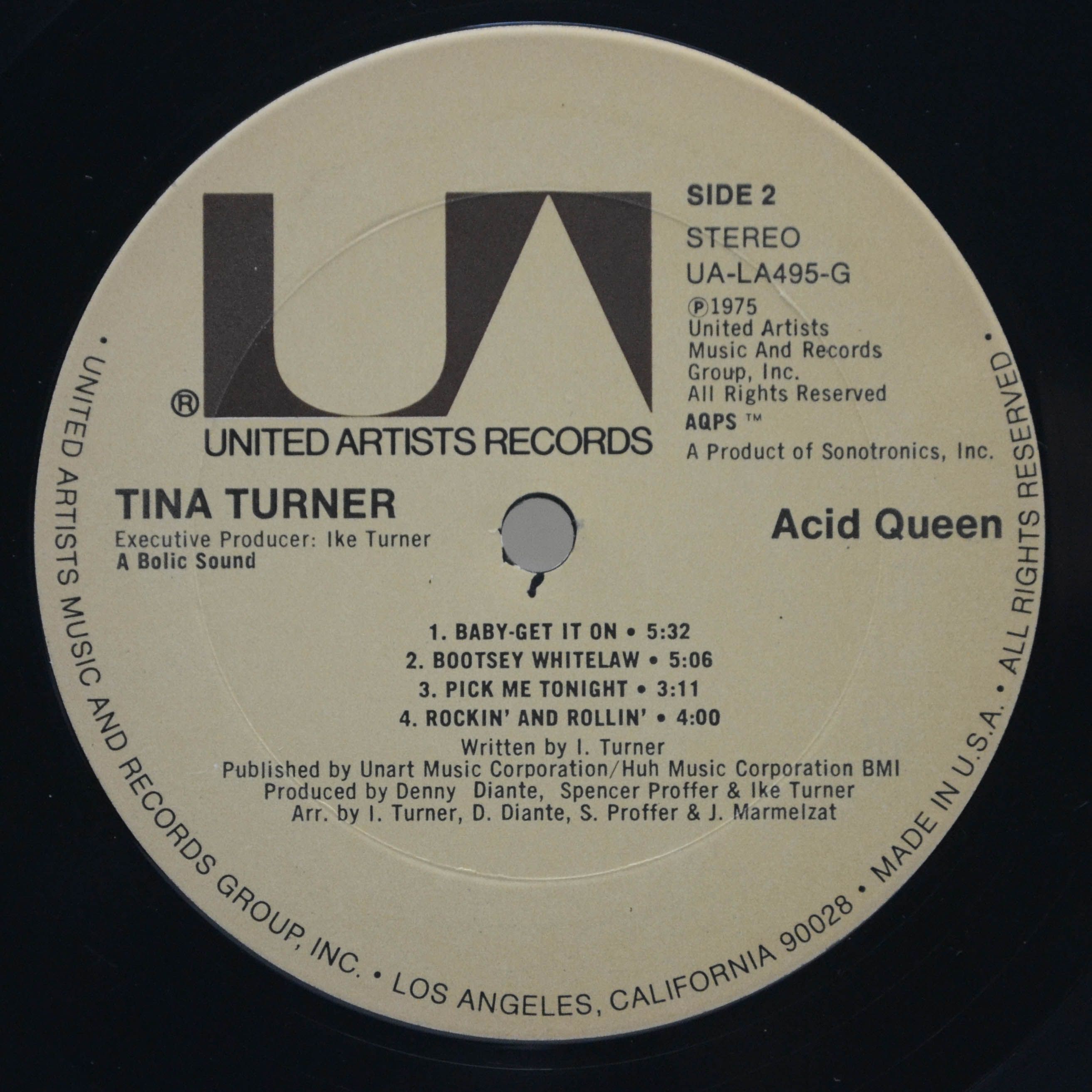 Tina Turner — Acid Queen (1-st, USA), 1975