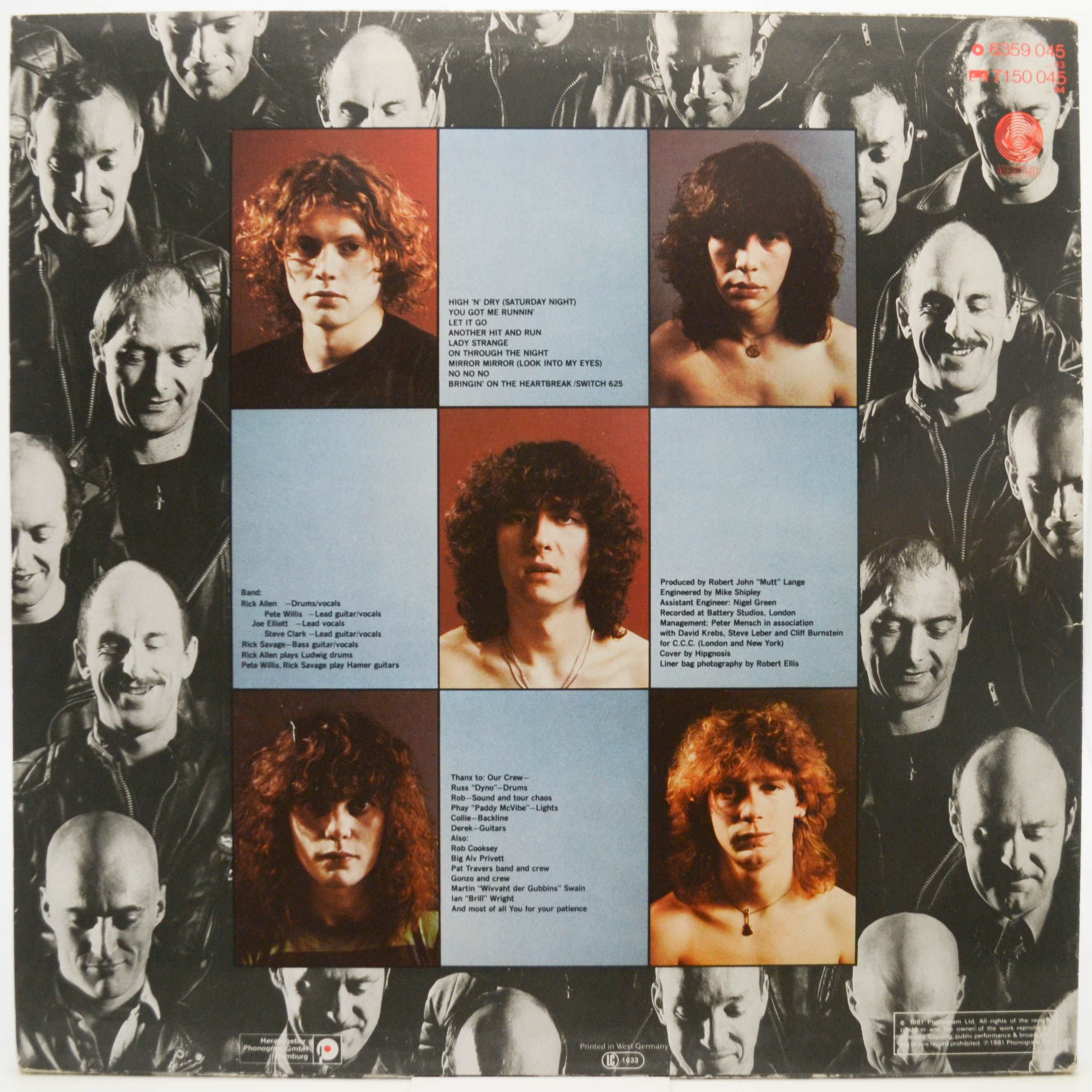 Def Leppard — High 'N' Dry, 1981