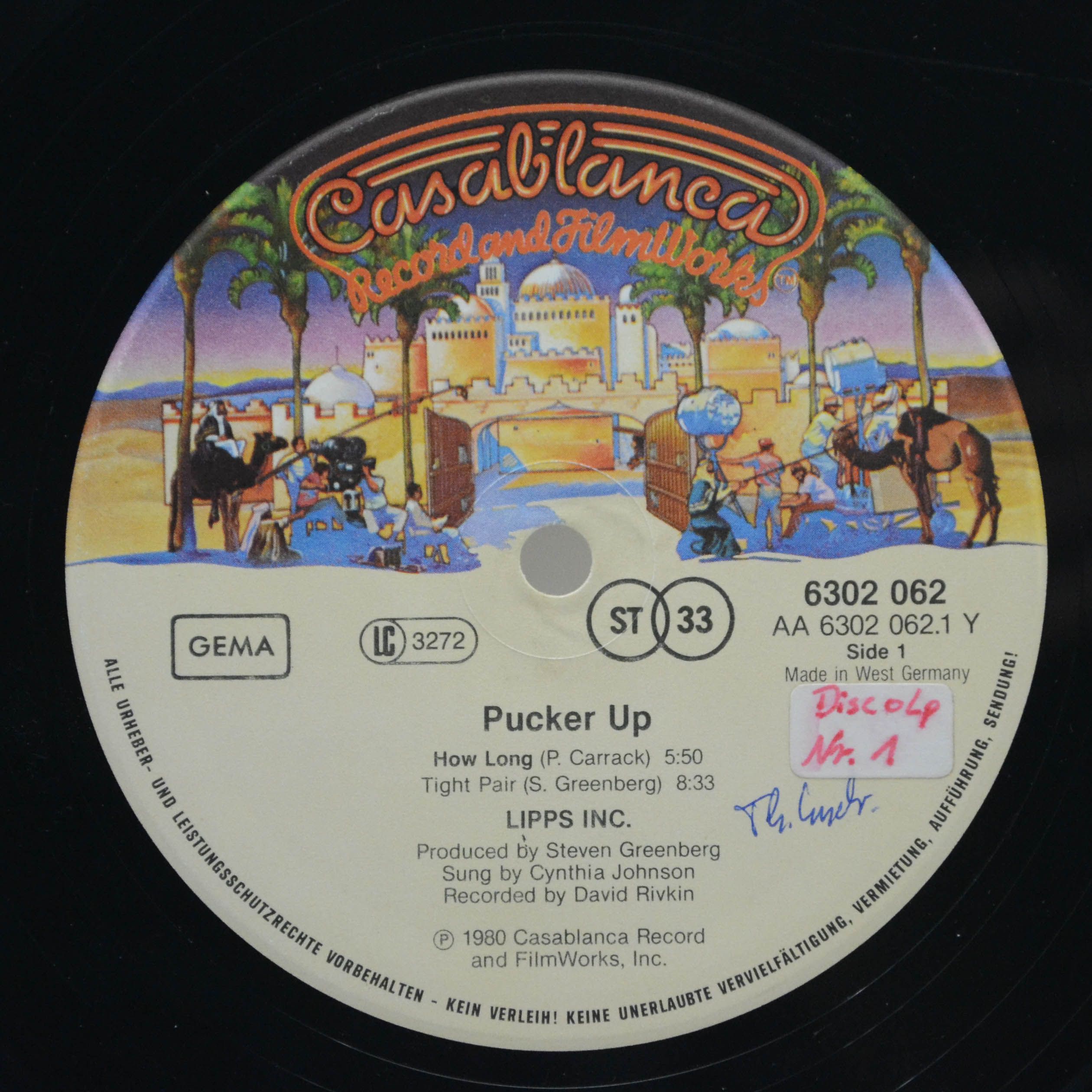 Виниловая пластинка Lipps, Inc. — Pucker Up, 1980