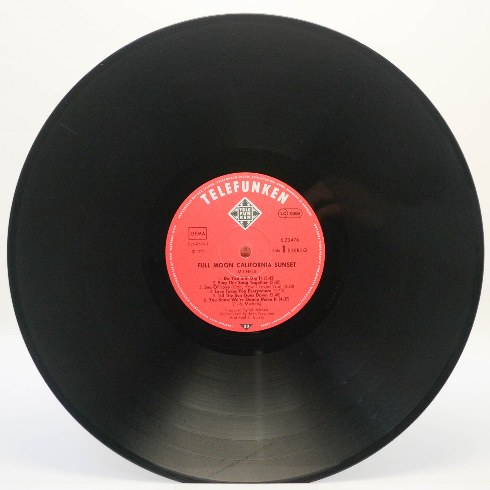 Виниловая пластинка Michels — Full Moon California Sunset, 1978
