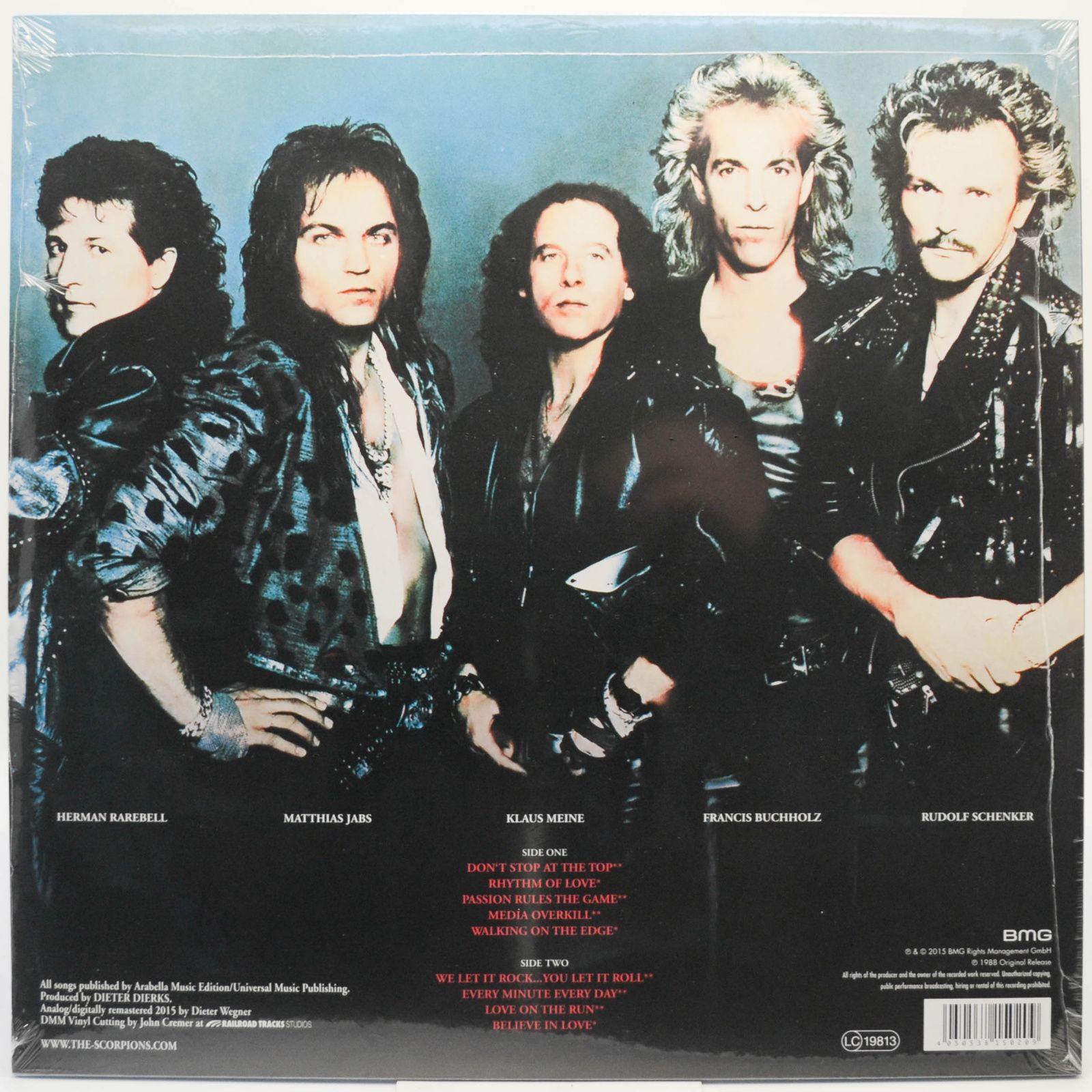 Виниловая пластинка Scorpions — Savage Amusement, 1988