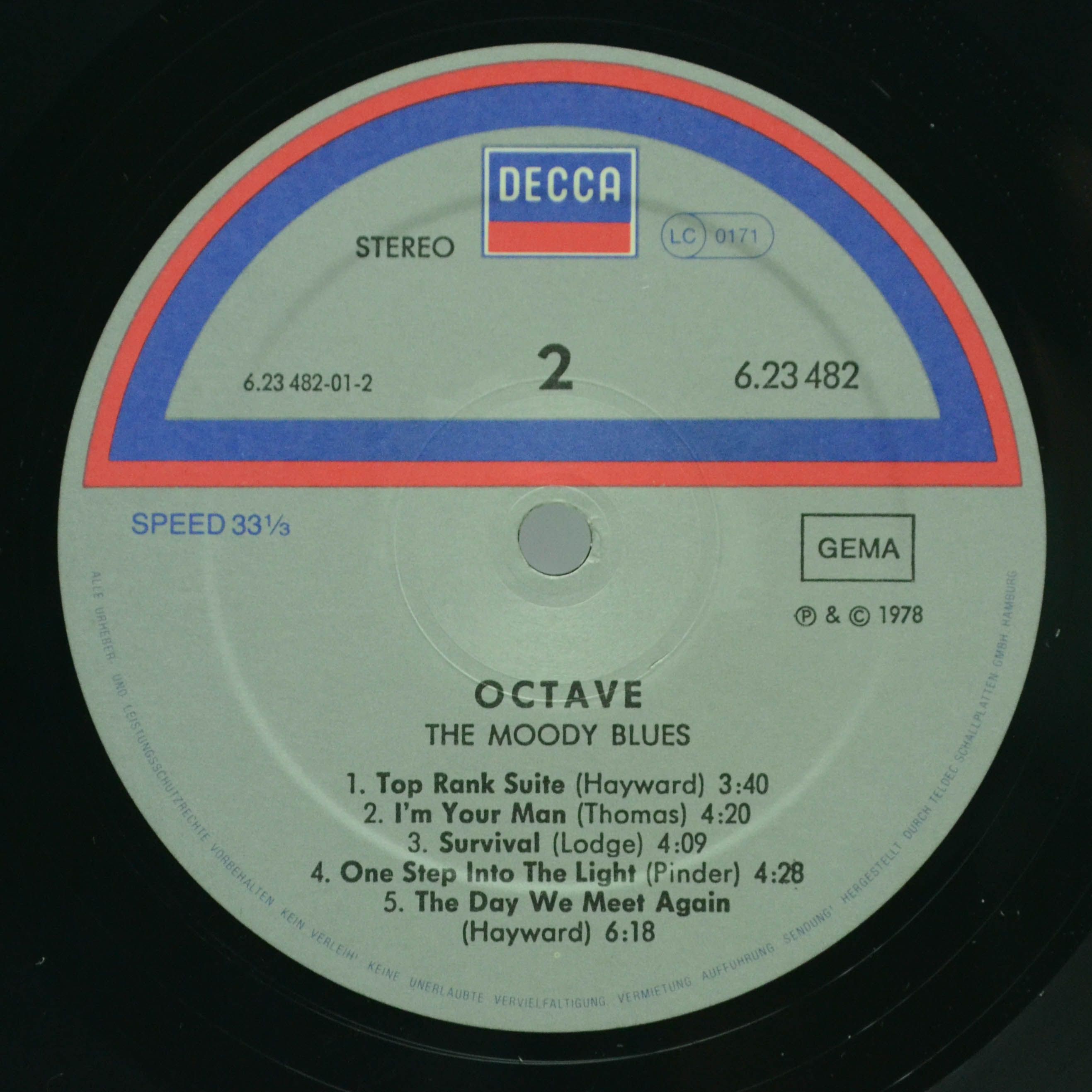 Виниловая пластинка Moody Blues — Octave, 1978