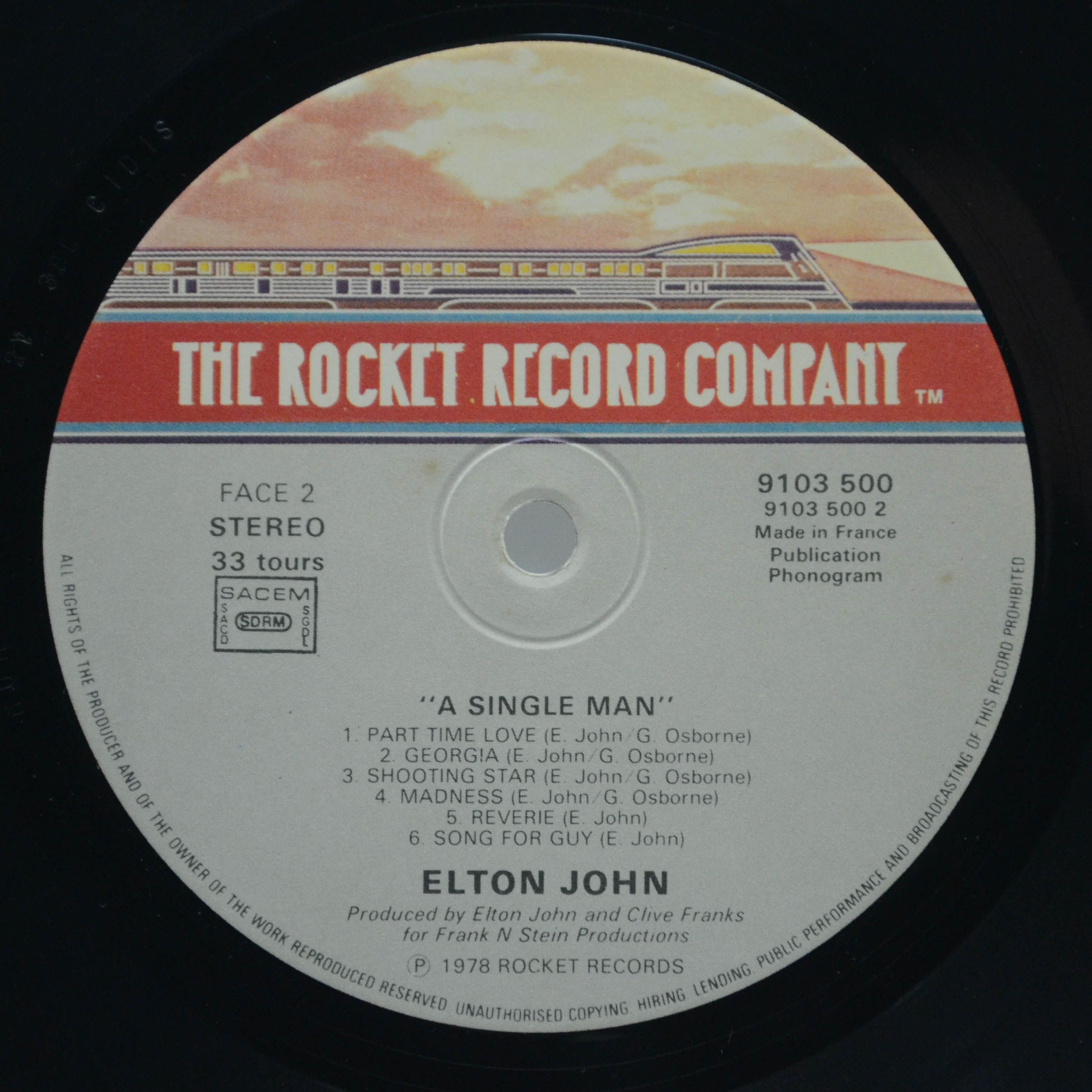 Elton John — A Single Man, 1978