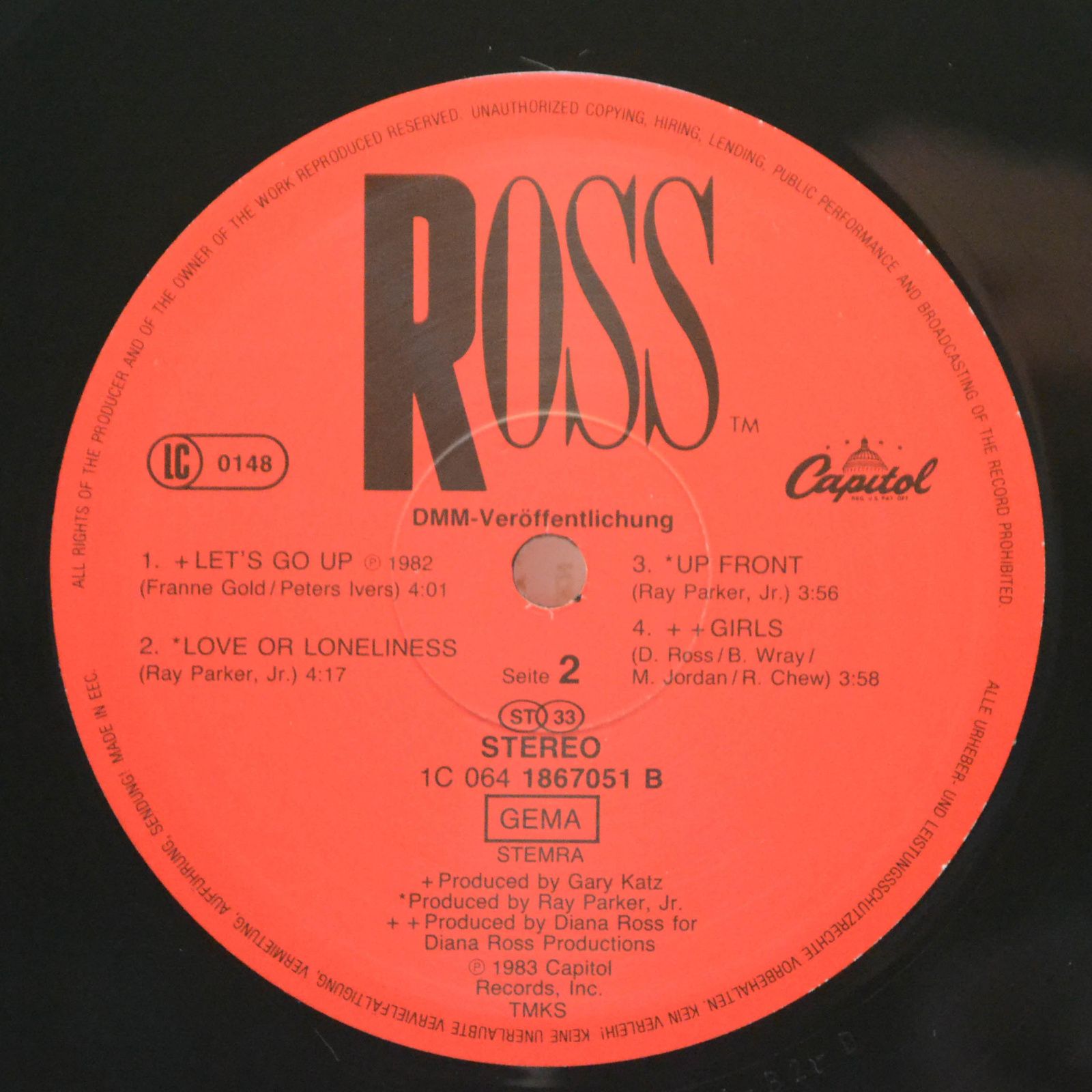 Diana Ross — Ross, 1983