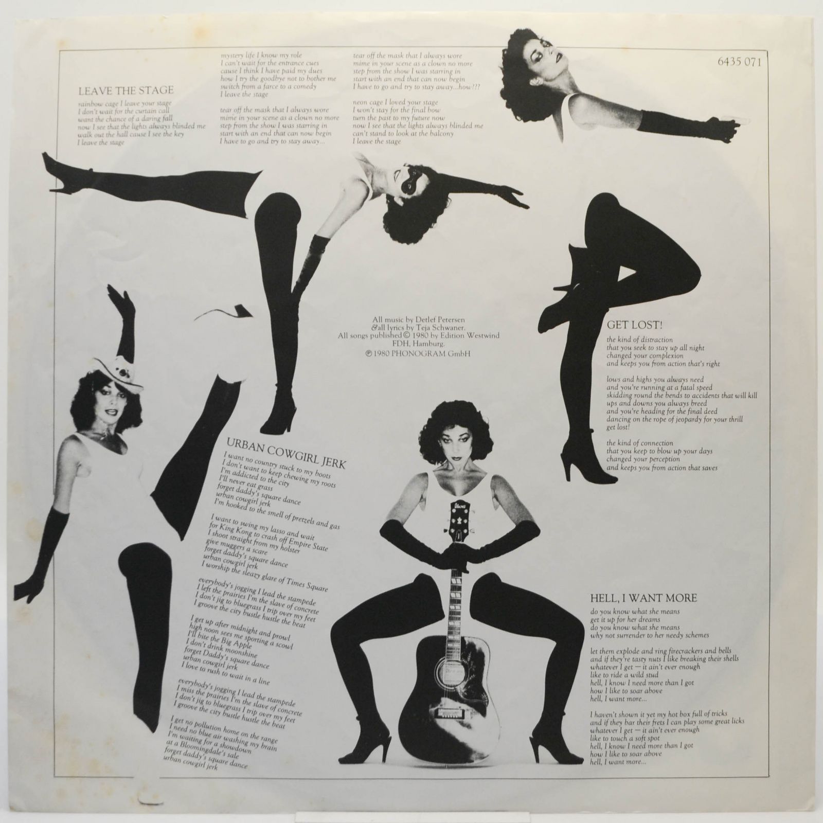 Виниловая пластинка Gillian Scalici — Hell, I Want More, 1980