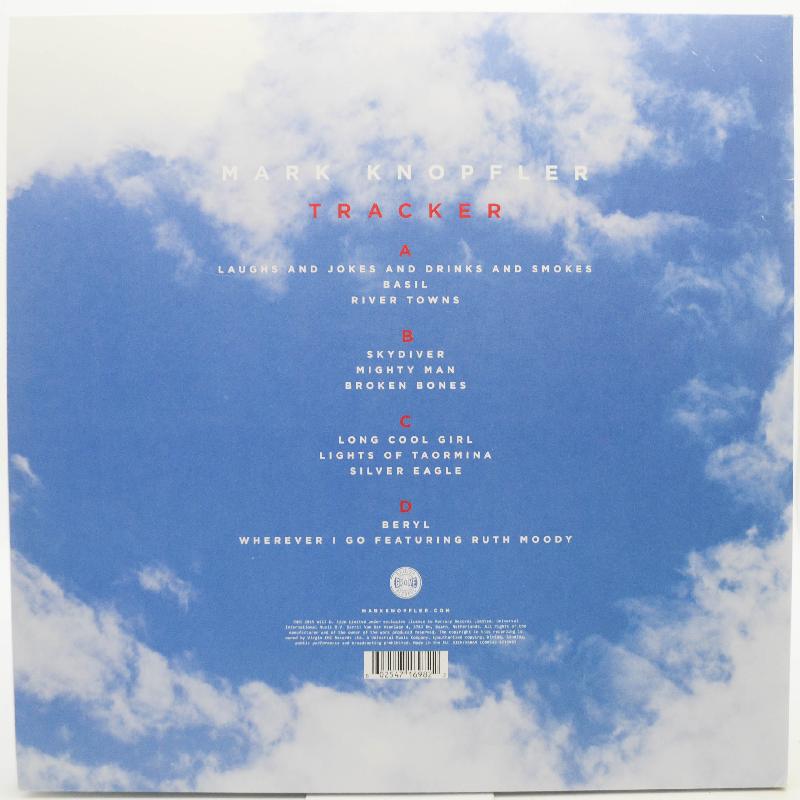 Mark Knopfler — Tracker (2LP), 2015