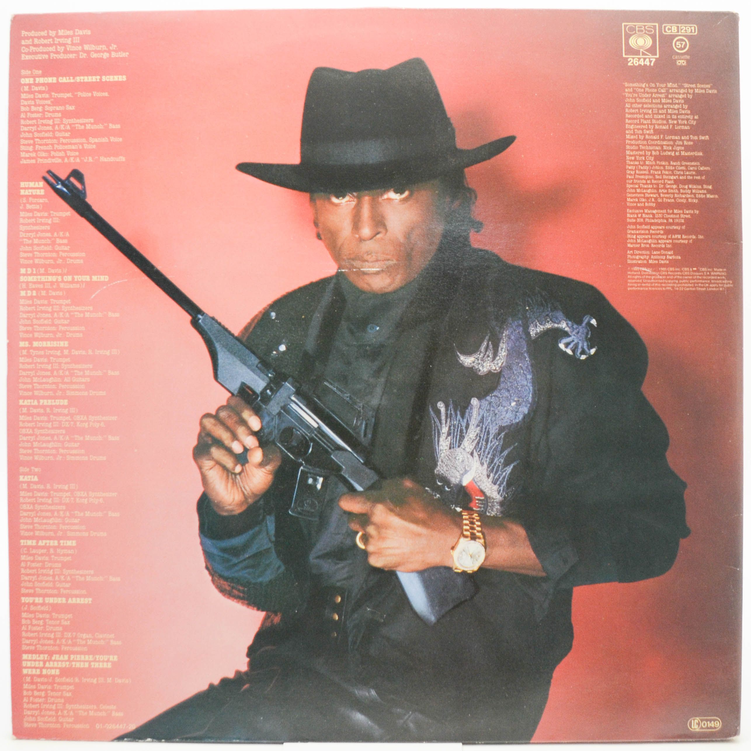 Виниловая пластинка Miles Davis — You're Under Arrest, 1985