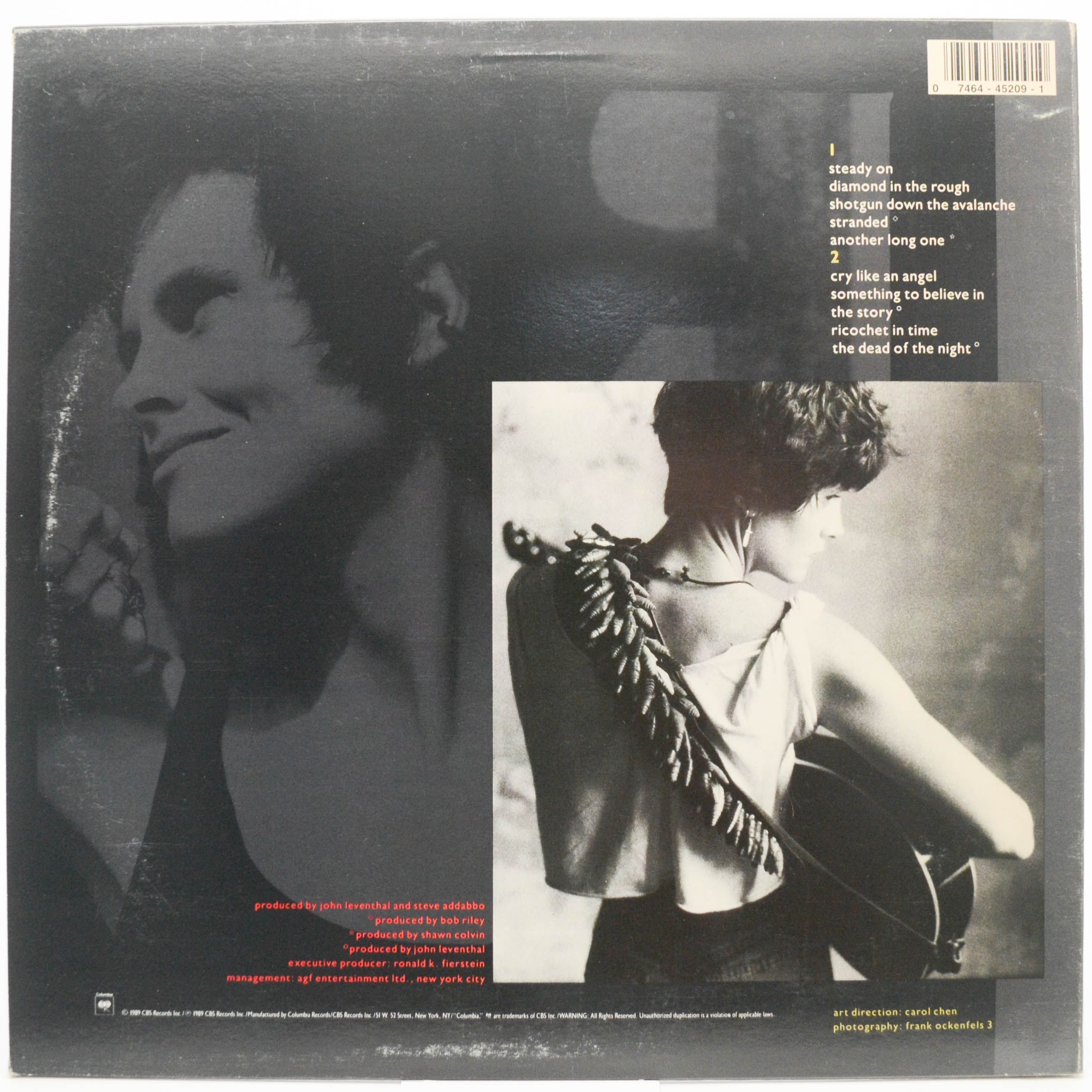 Виниловая пластинка Shawn Colvin — Steady On (1-st, USA), 1989