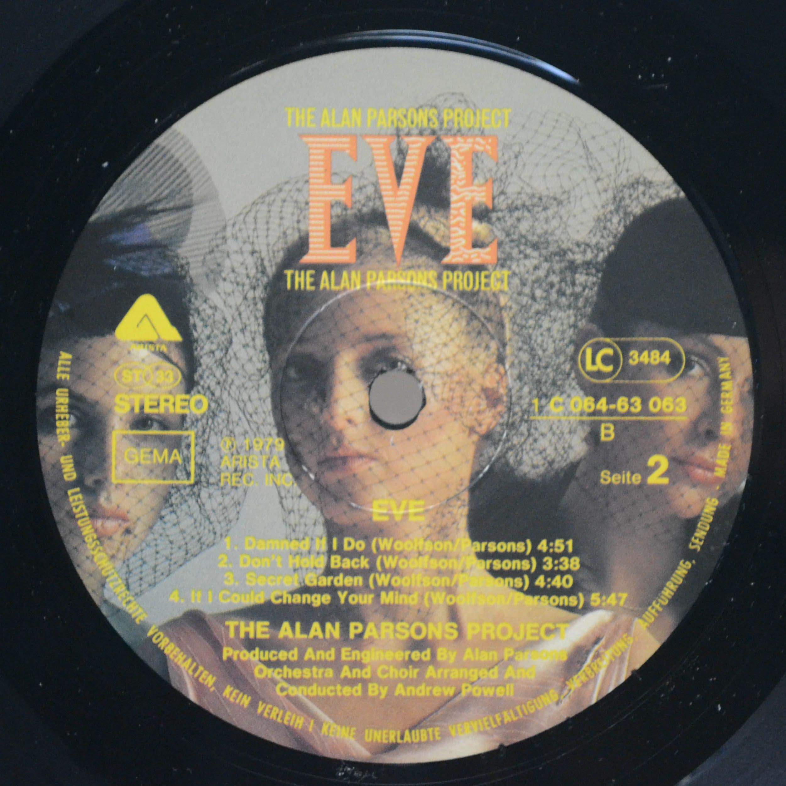 Виниловая пластинка Alan Parsons Project — Eve, 1979