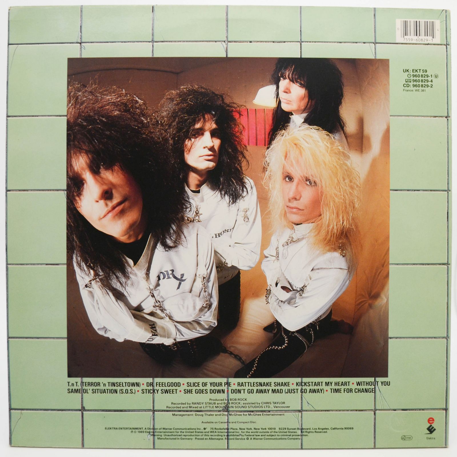 Виниловая пластинка Mötley Crüe — Dr. Feelgood, 1989