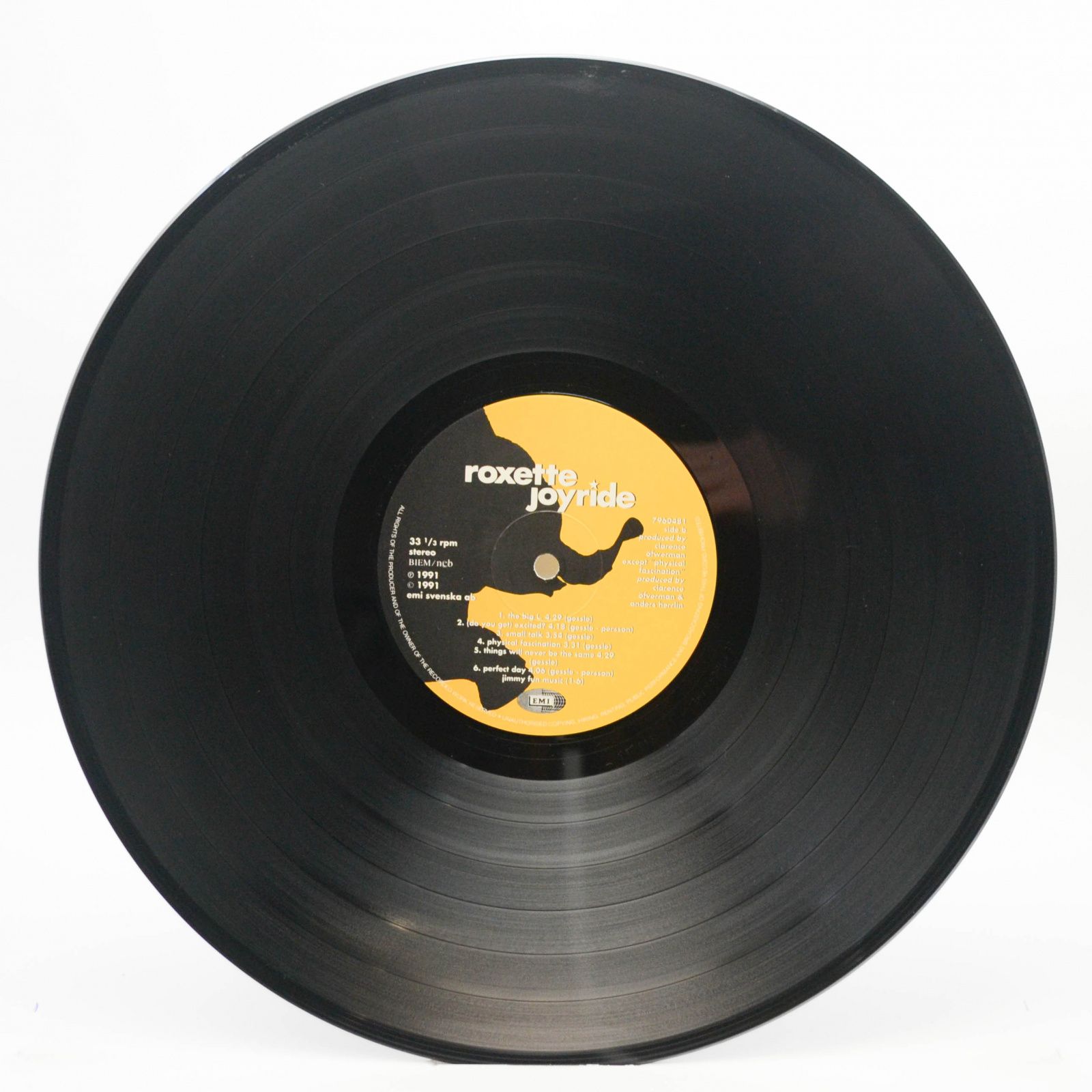 Roxette — Joyride (1-st, Sweden), 1991