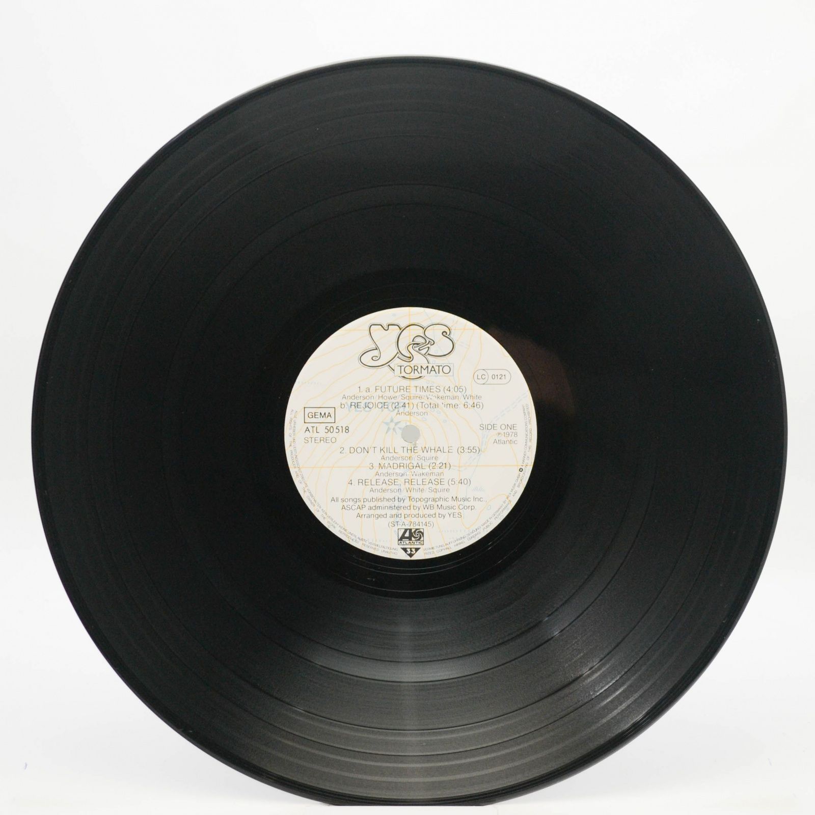 Виниловая пластинка Yes — Tormato, 1978