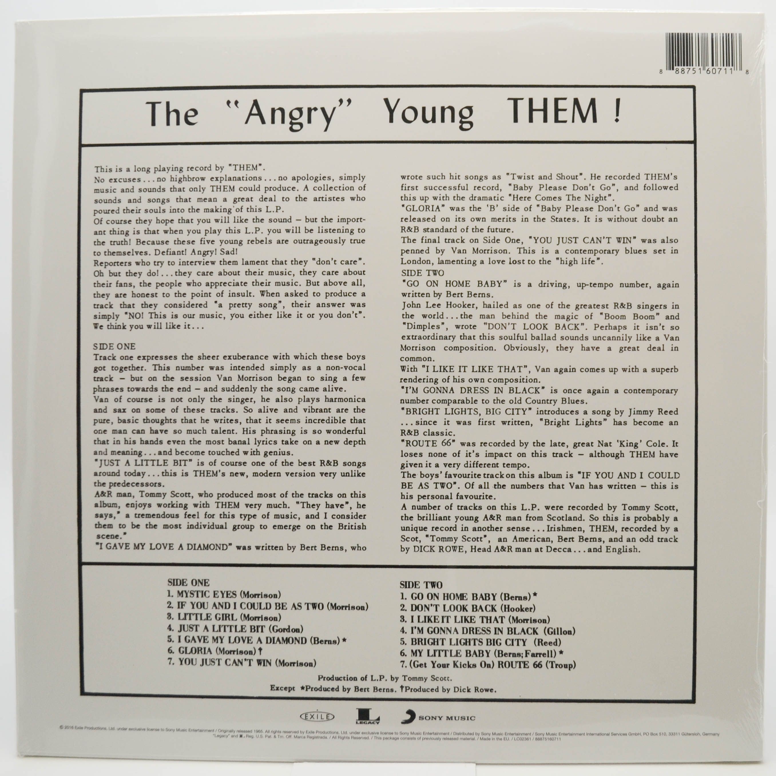 Them — The "Angry" Young Them!, 1965