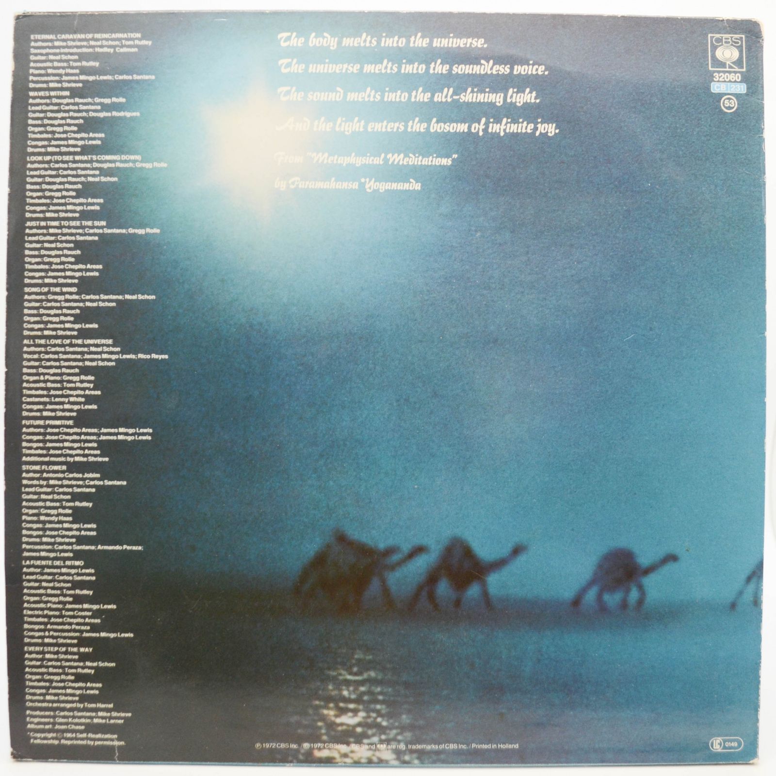 Santana — Caravanserai, 1972