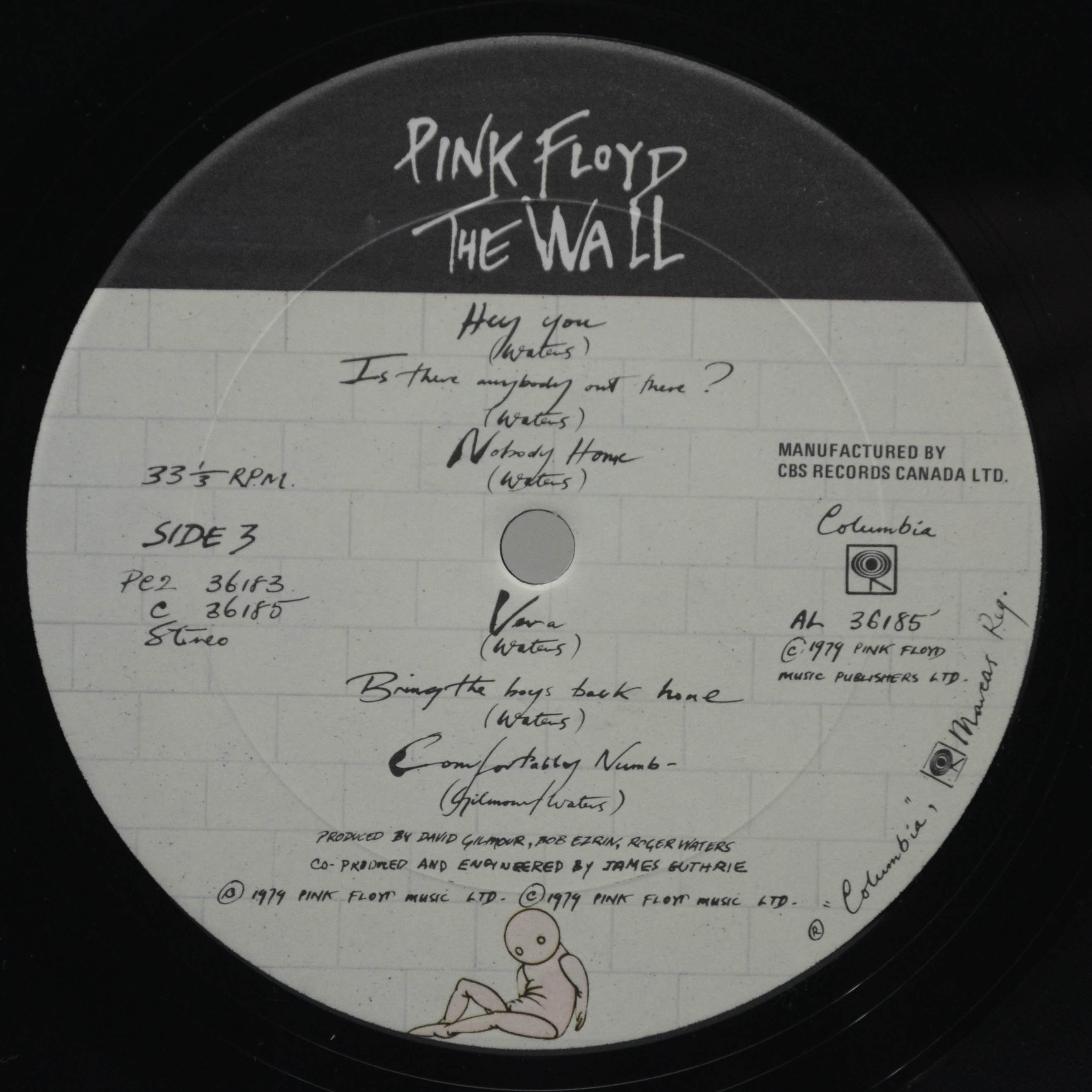 Виниловая пластинка Pink Floyd — The Wall (2LP), 1979
