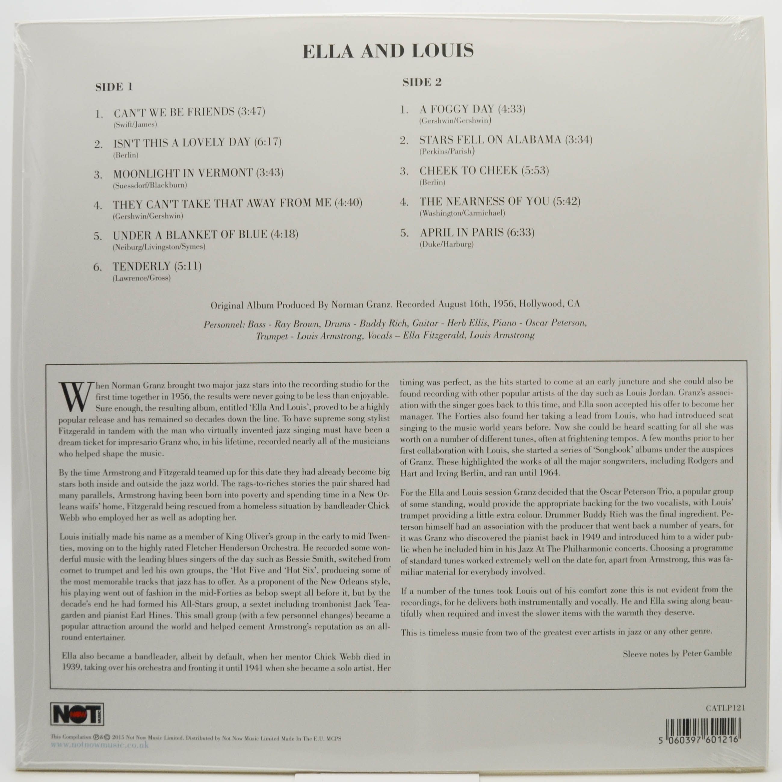 Ella Fitzgerald & Louis Armstrong — Ella And Louis, 1956