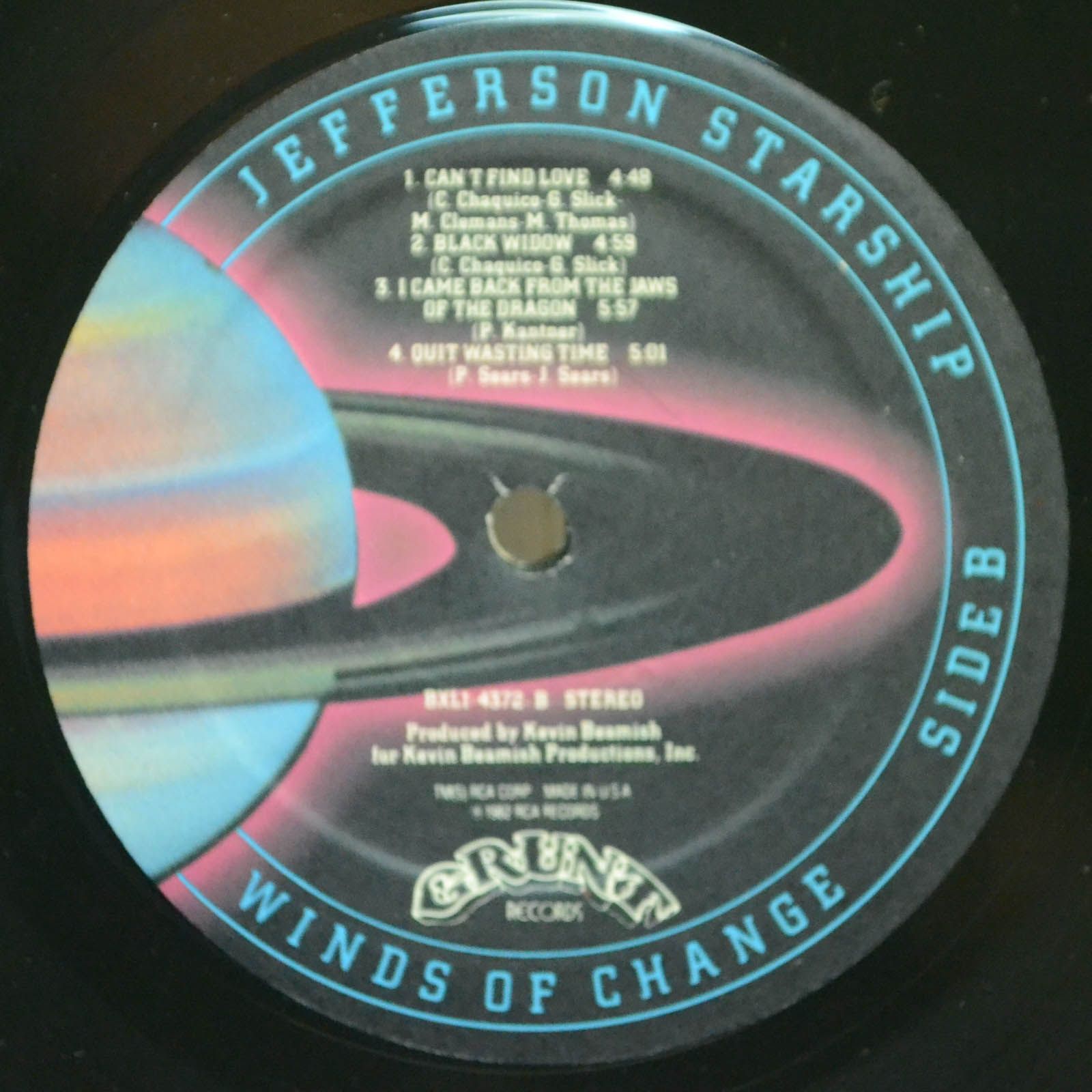Виниловая пластинка Jefferson Starship — Winds Of Change, 1982