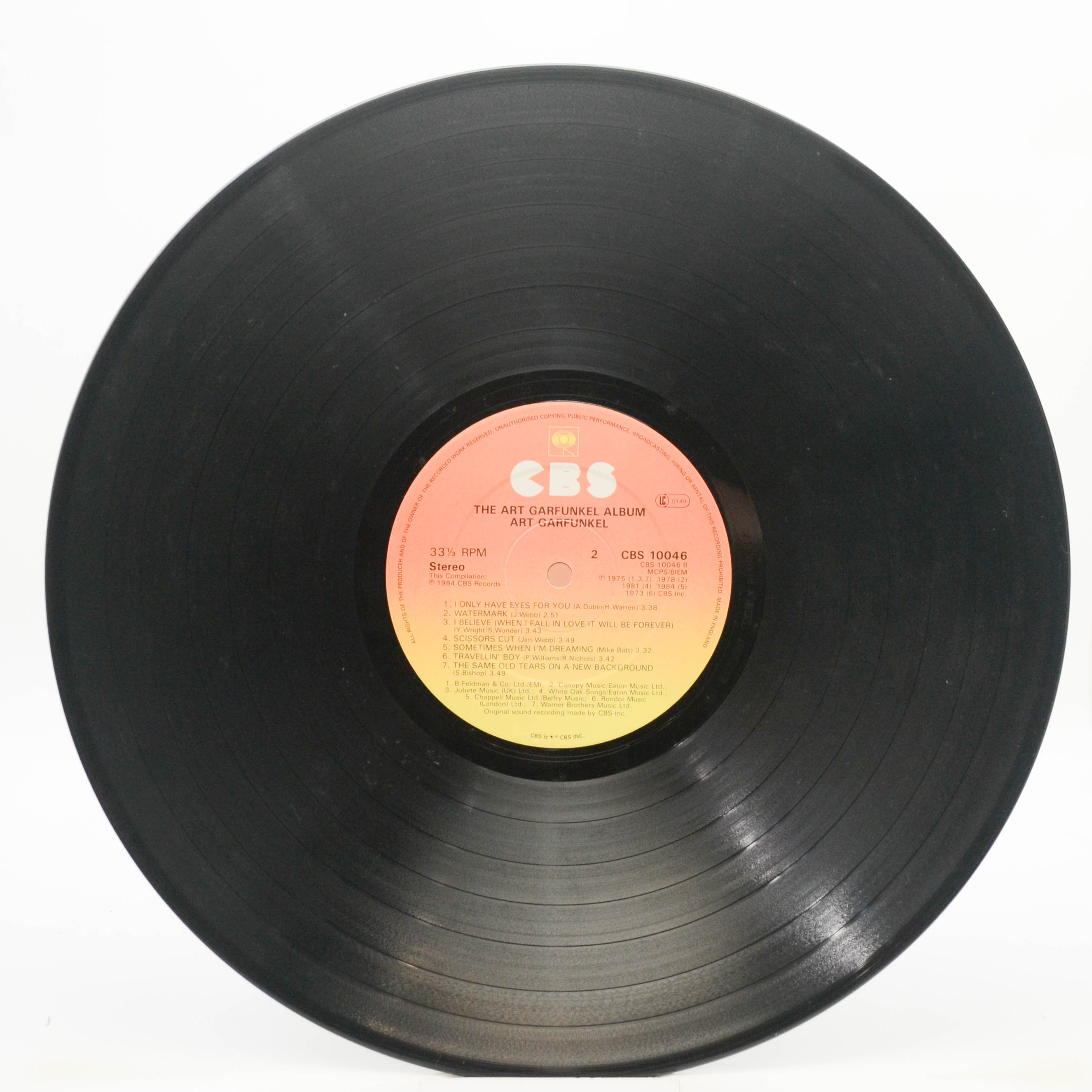 Art Garfunkel — The Art Garfunkel Album (UK), 1984