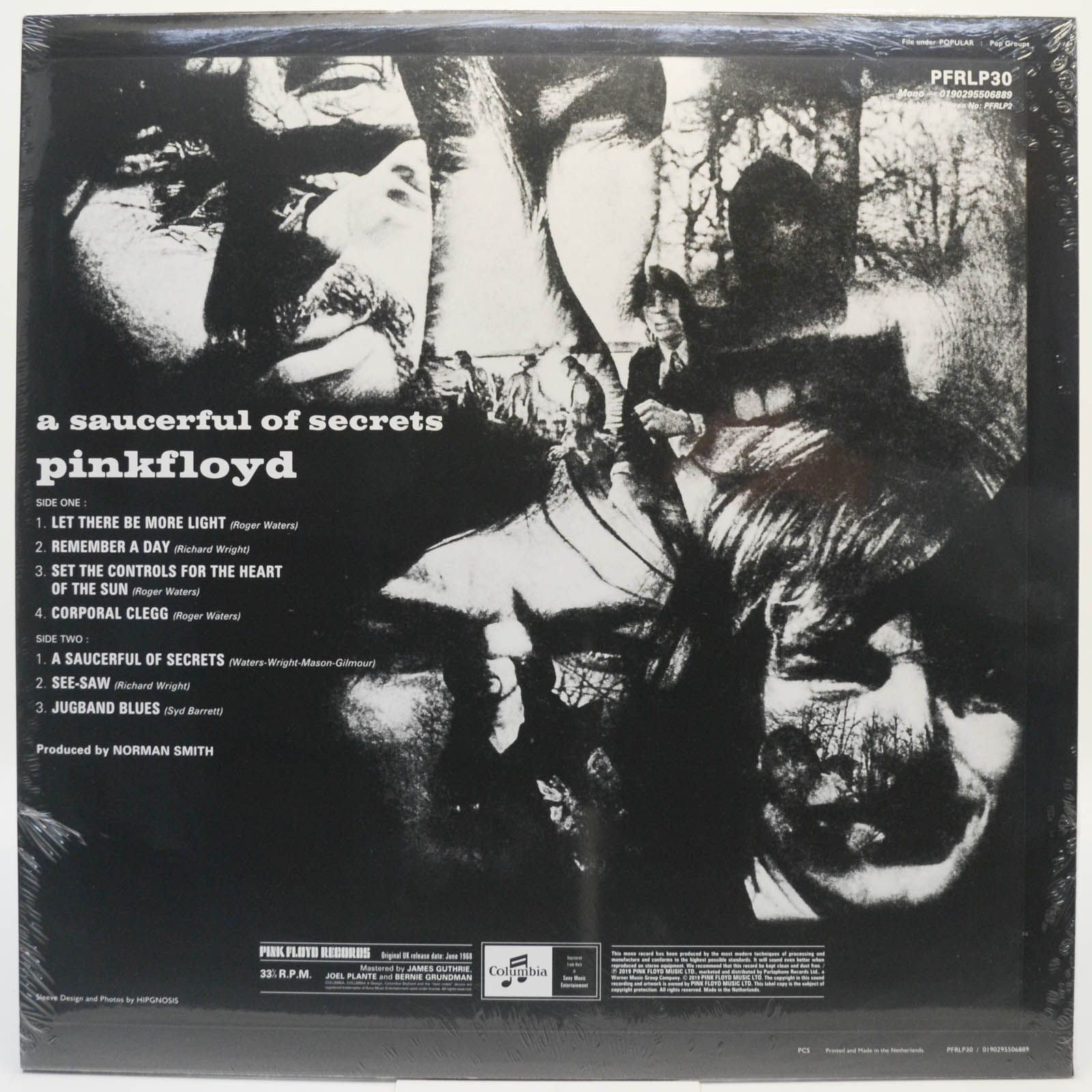 Виниловая пластинка Pink Floyd — A Saucerful Of Secrets, 1968