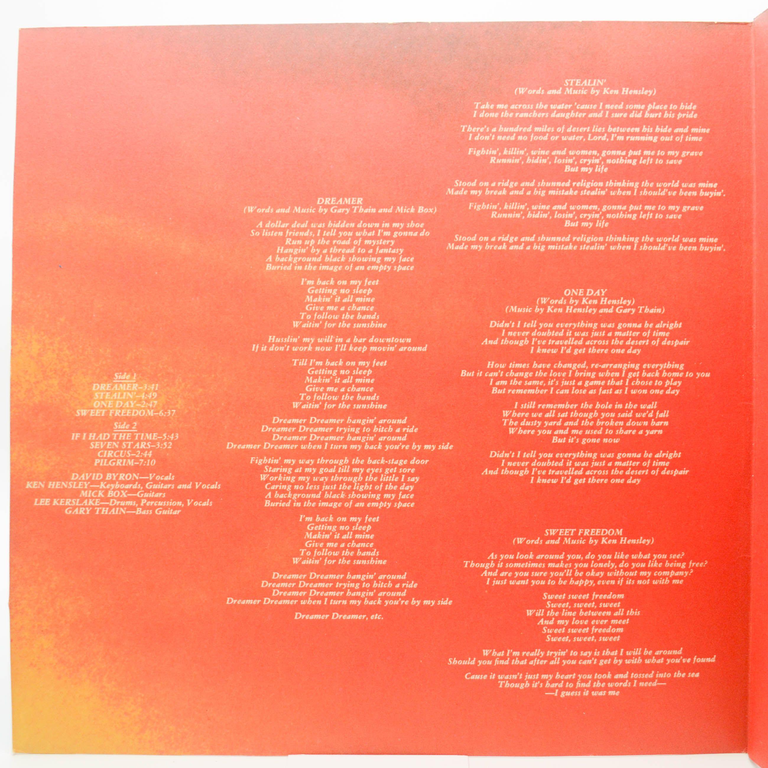 Uriah Heep — Sweet Freedom, 1973