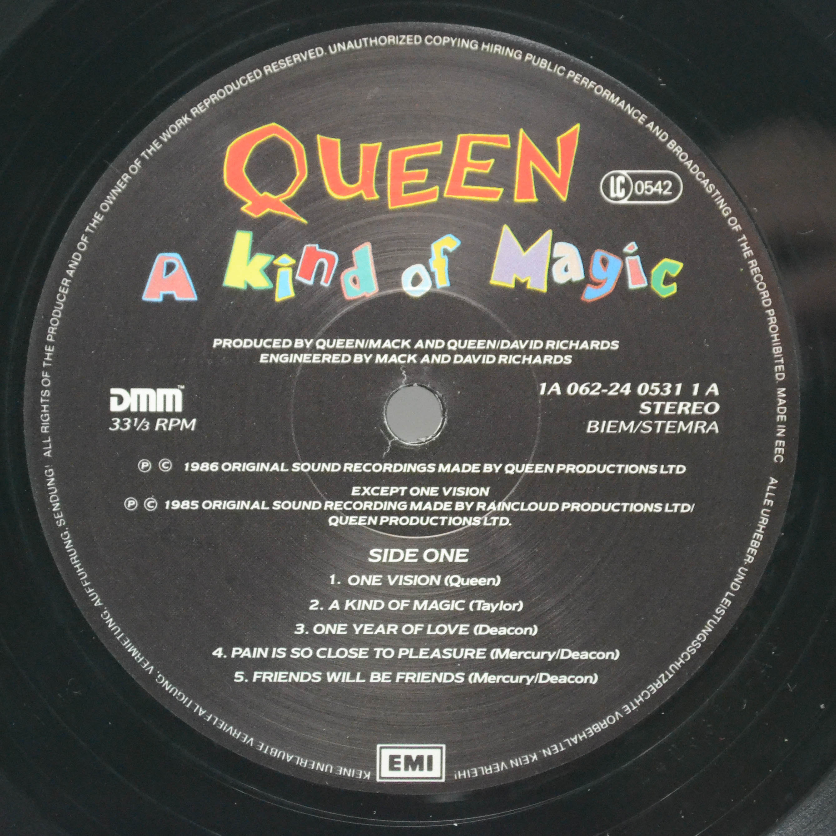 Queen — A Kind Of Magic, 1986