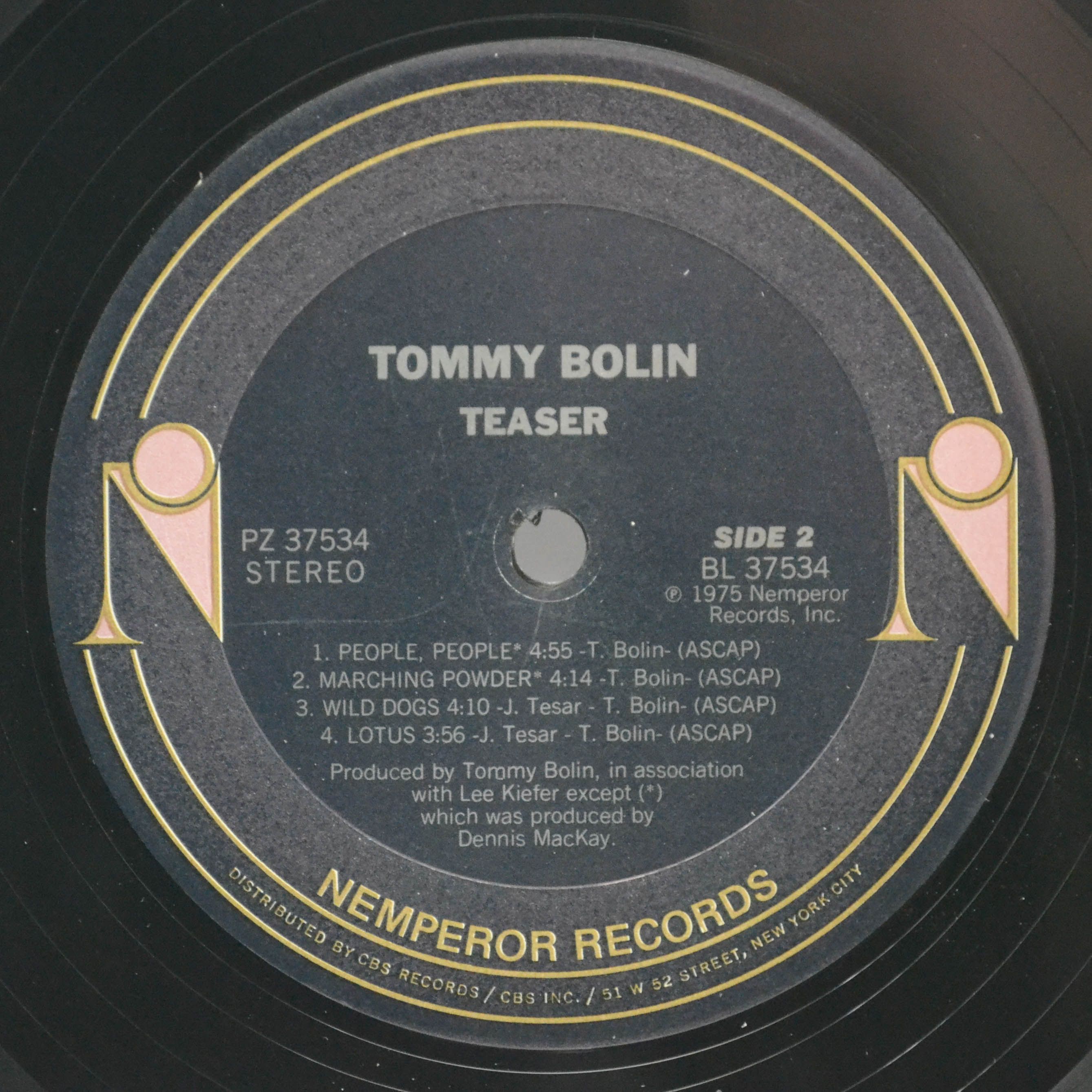 Tommy Bolin — Teaser (USA), 1982