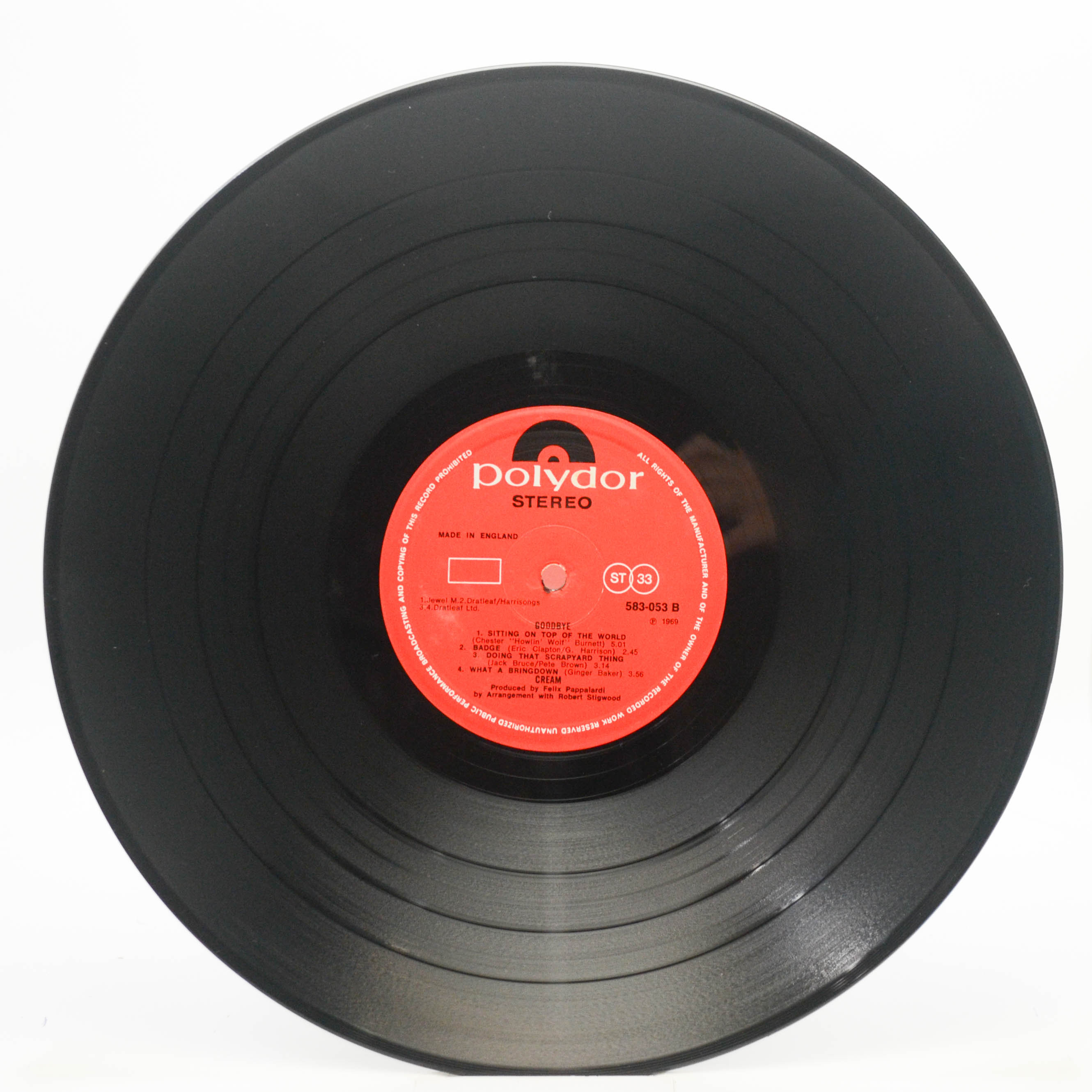 Cream — Goodbye (UK), 1969