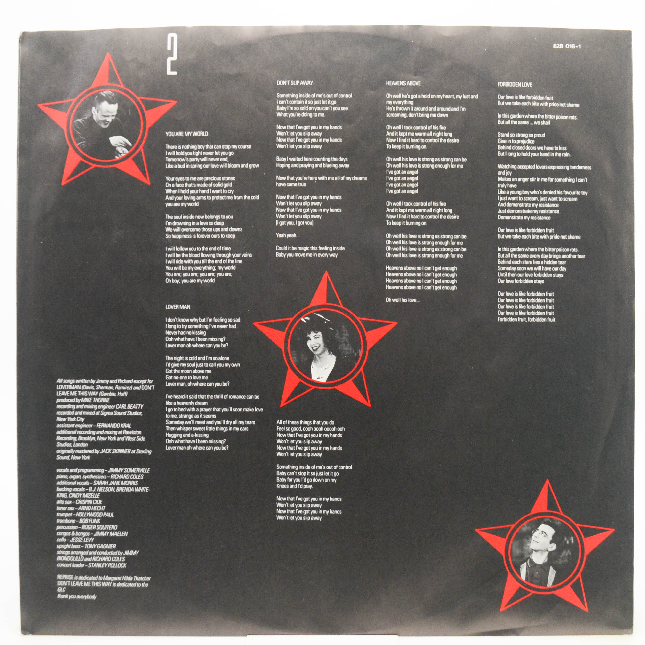 Виниловая пластинка Communards — Communards, 1986