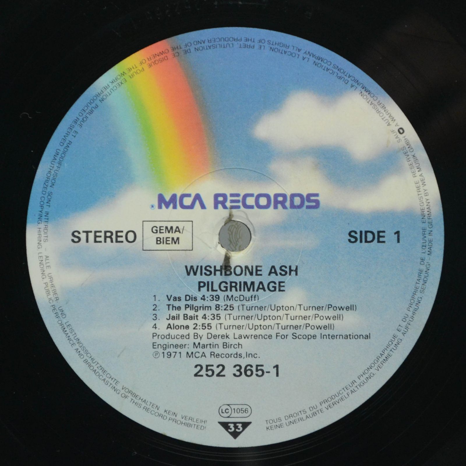 Виниловая пластинка Wishbone Ash — Pilgrimage, 1971
