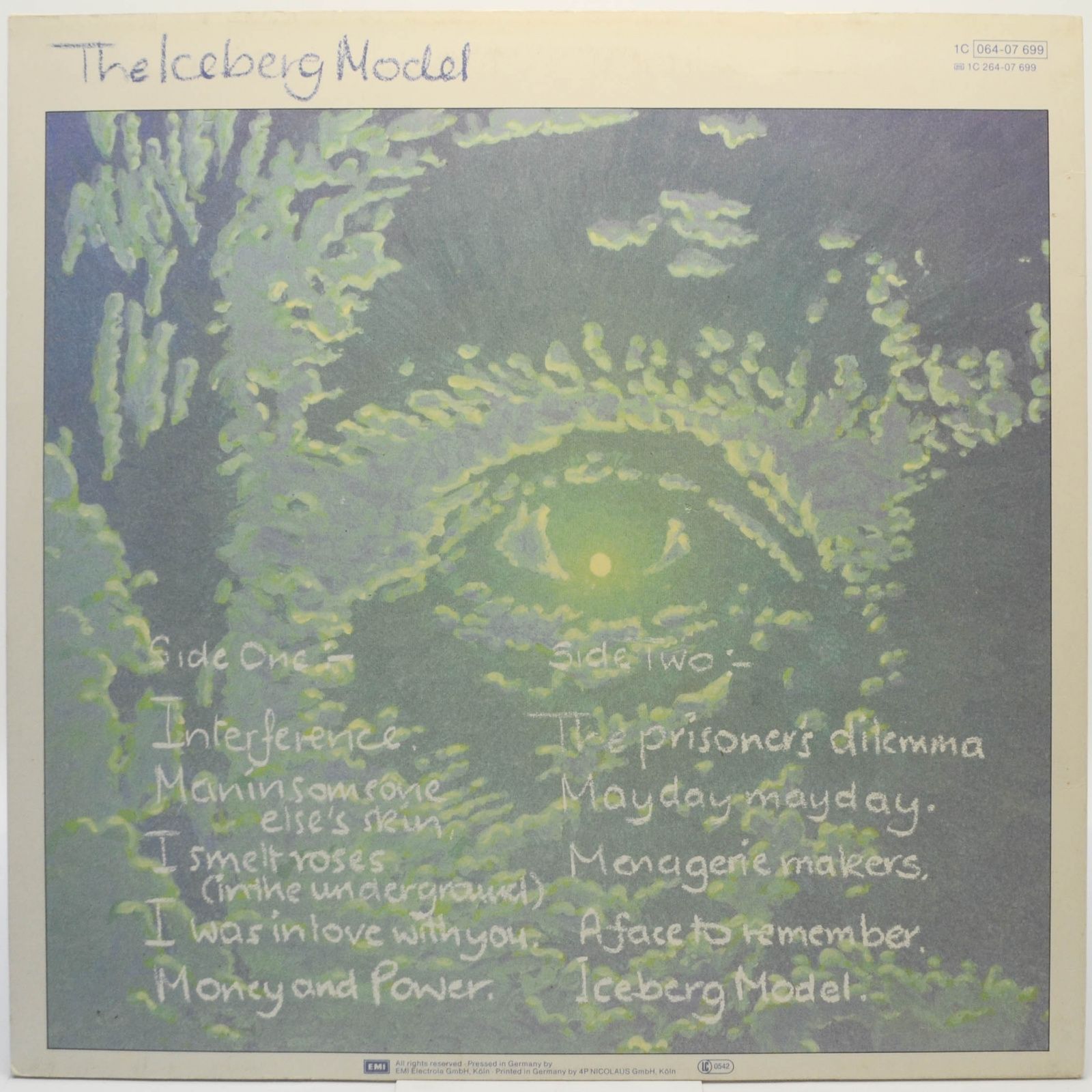 Виниловая пластинка John Watts — The Iceberg Model, 1983