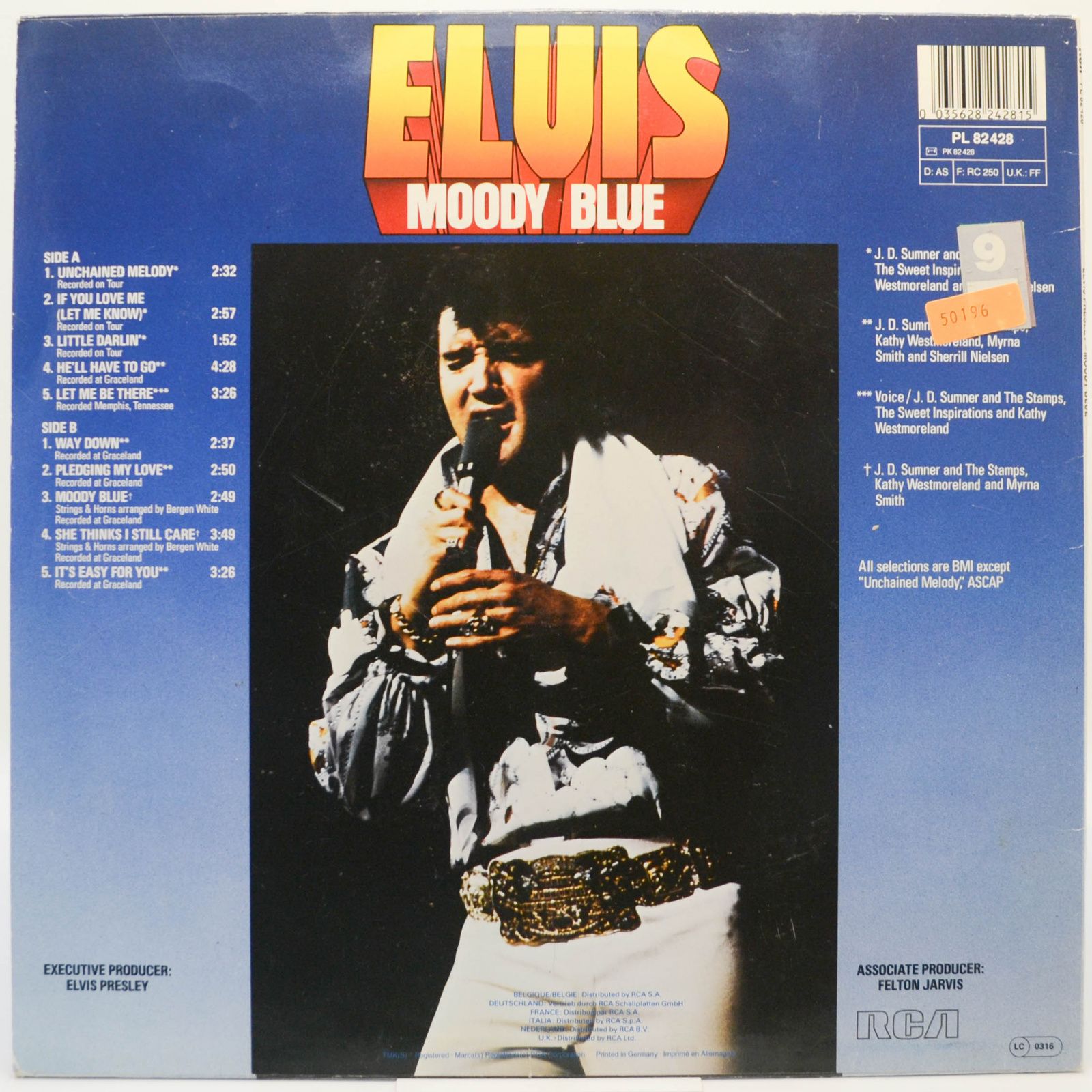 Elvis Presley — Moody Blue, 1977