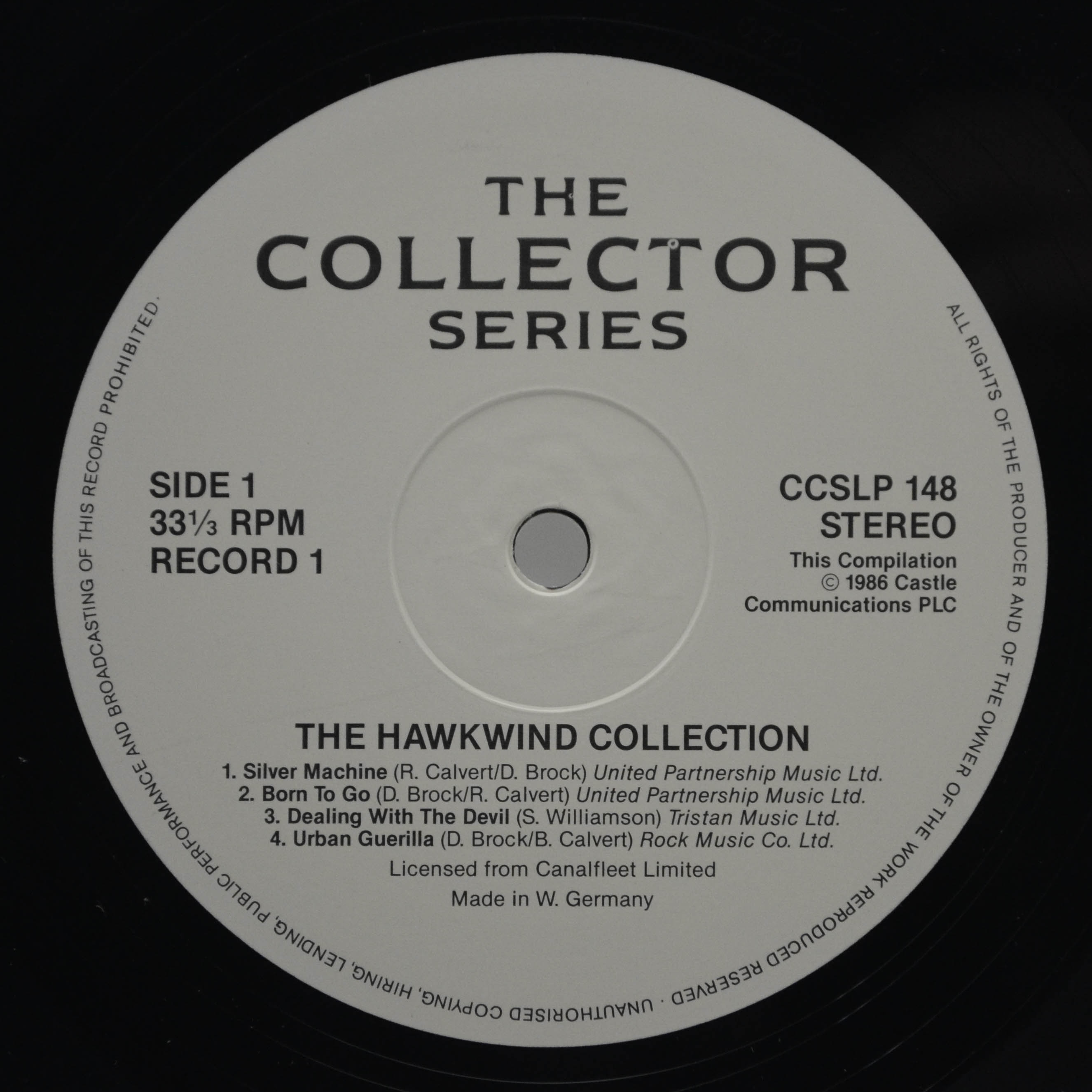 Виниловая пластинка Hawkwind — The Hawkwind Collection (2LP, UK), 1986