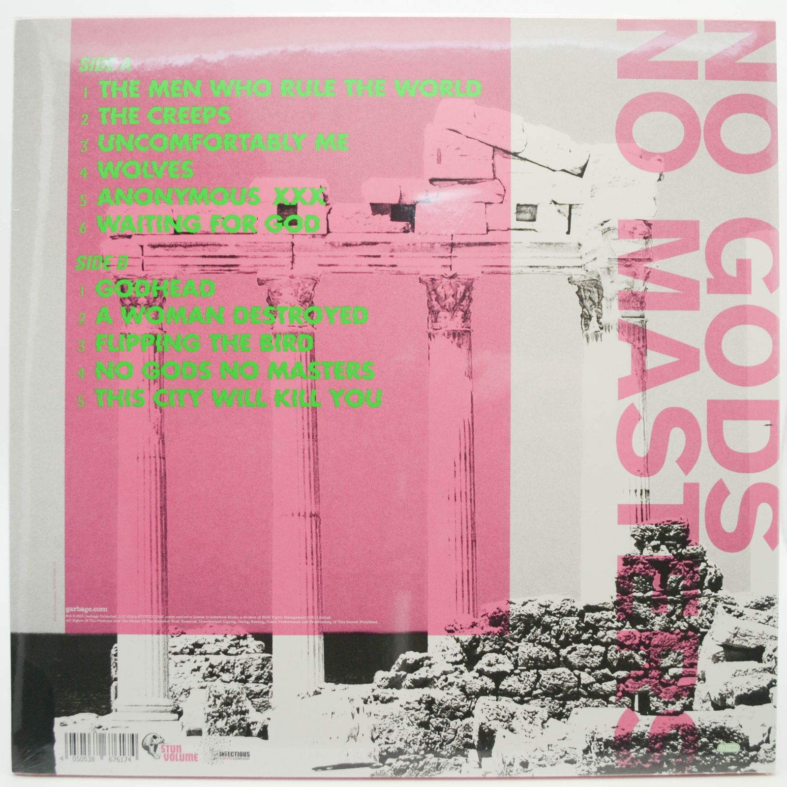 Виниловая пластинка Garbage — No Gods No Masters, 2021