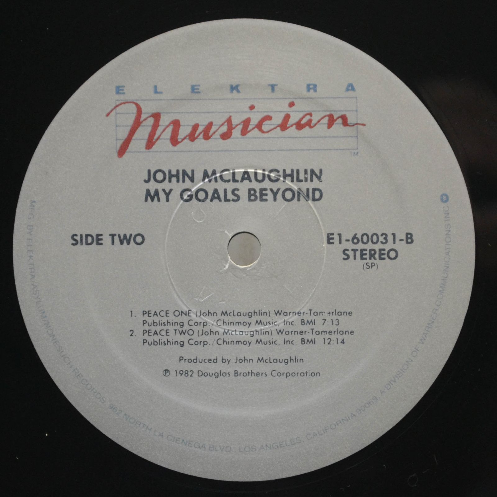 Виниловая пластинка John McLaughlin — My Goals Beyond (USA), 1971