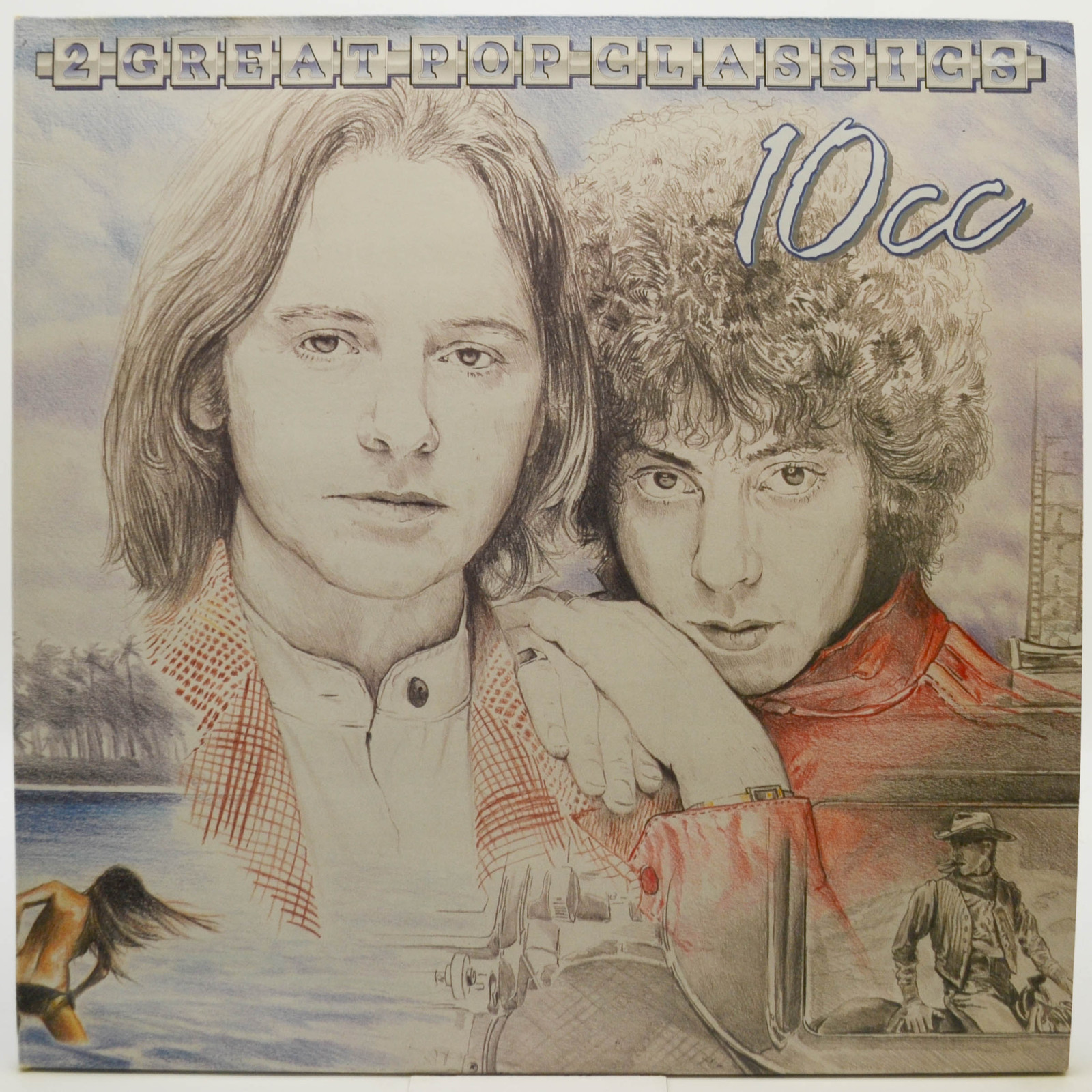 Виниловая пластинка 10cc — 2 Great Pop Classics (2LP), 1987