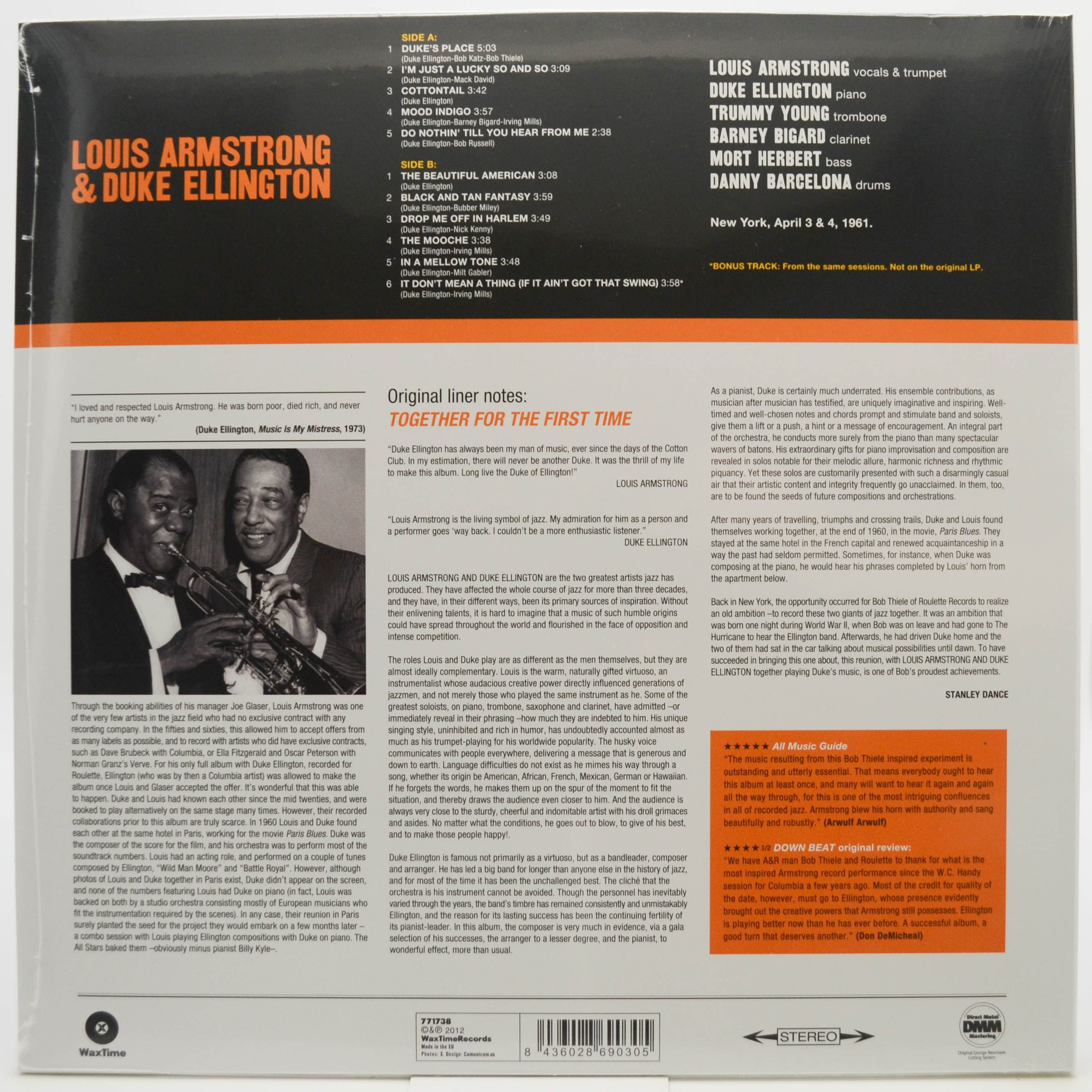 Louis Armstrong & Duke Ellington — The Great Summit, 1961