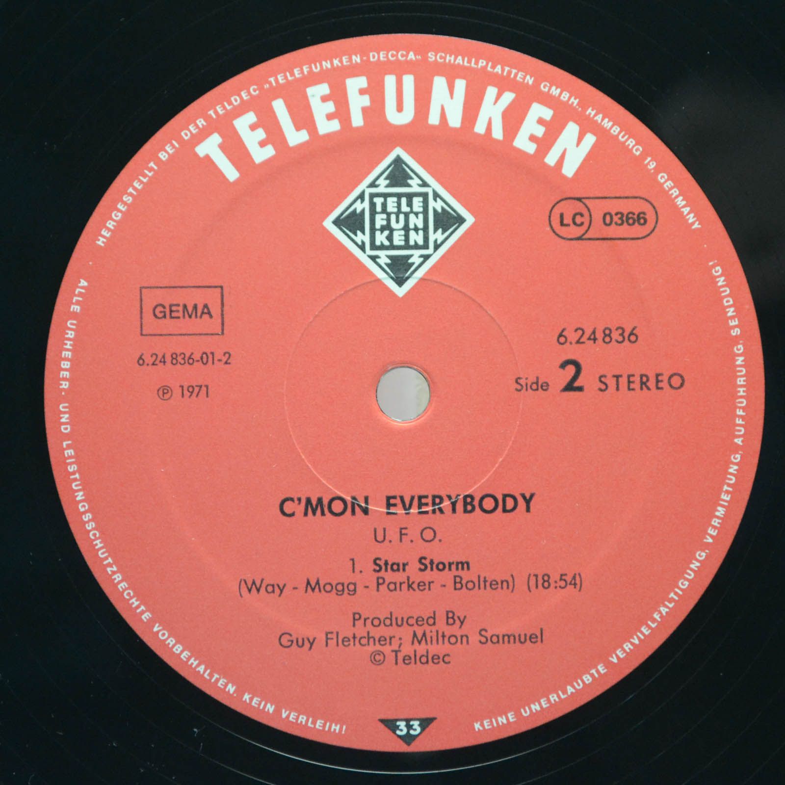 UFO — C'Mon Everybody, 1981