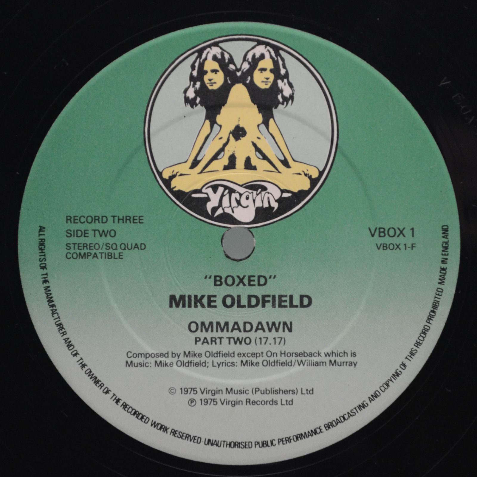 Mike Oldfield — Boxed (UK, Box-set), 1976