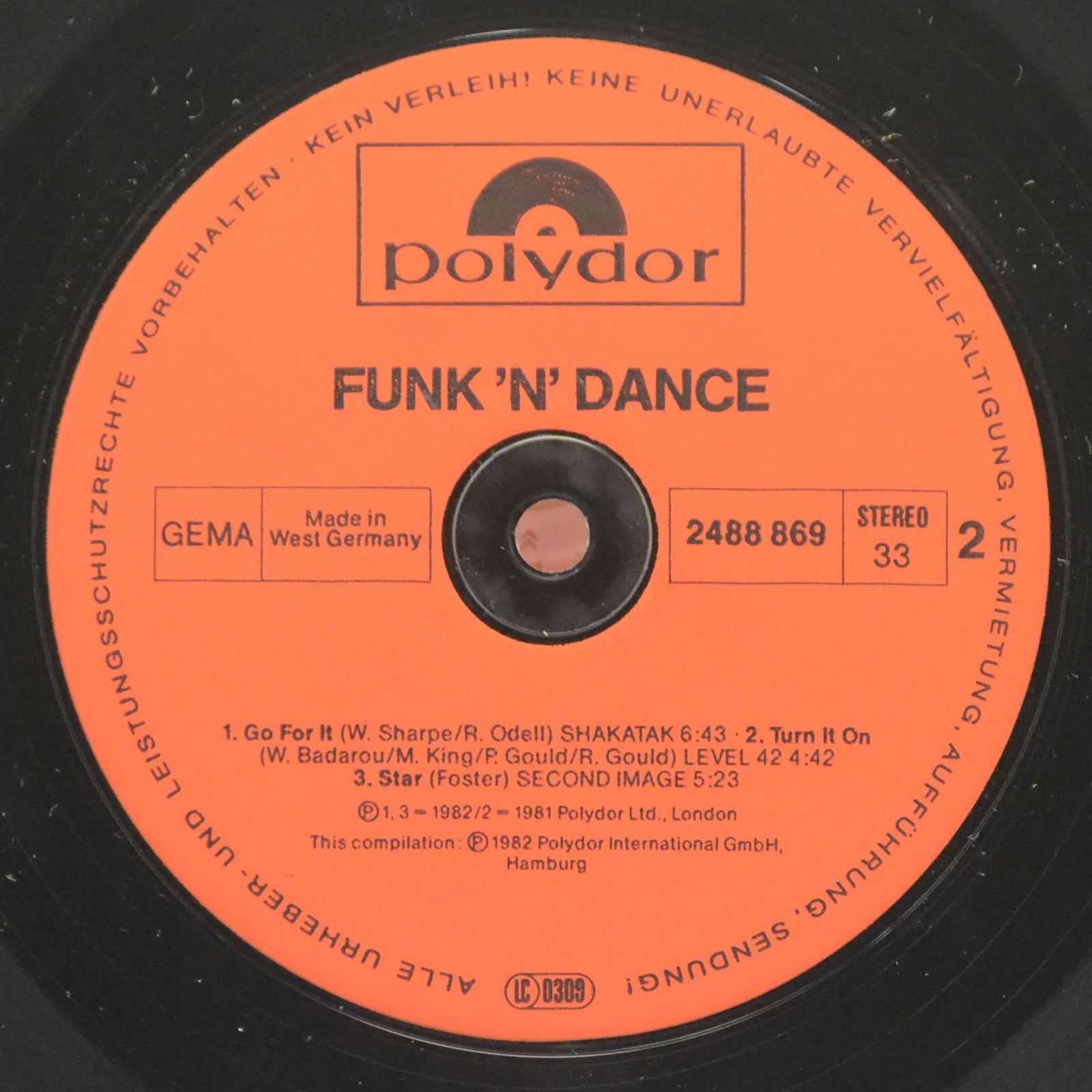 Various — Funk 'n' Dance, 1982
