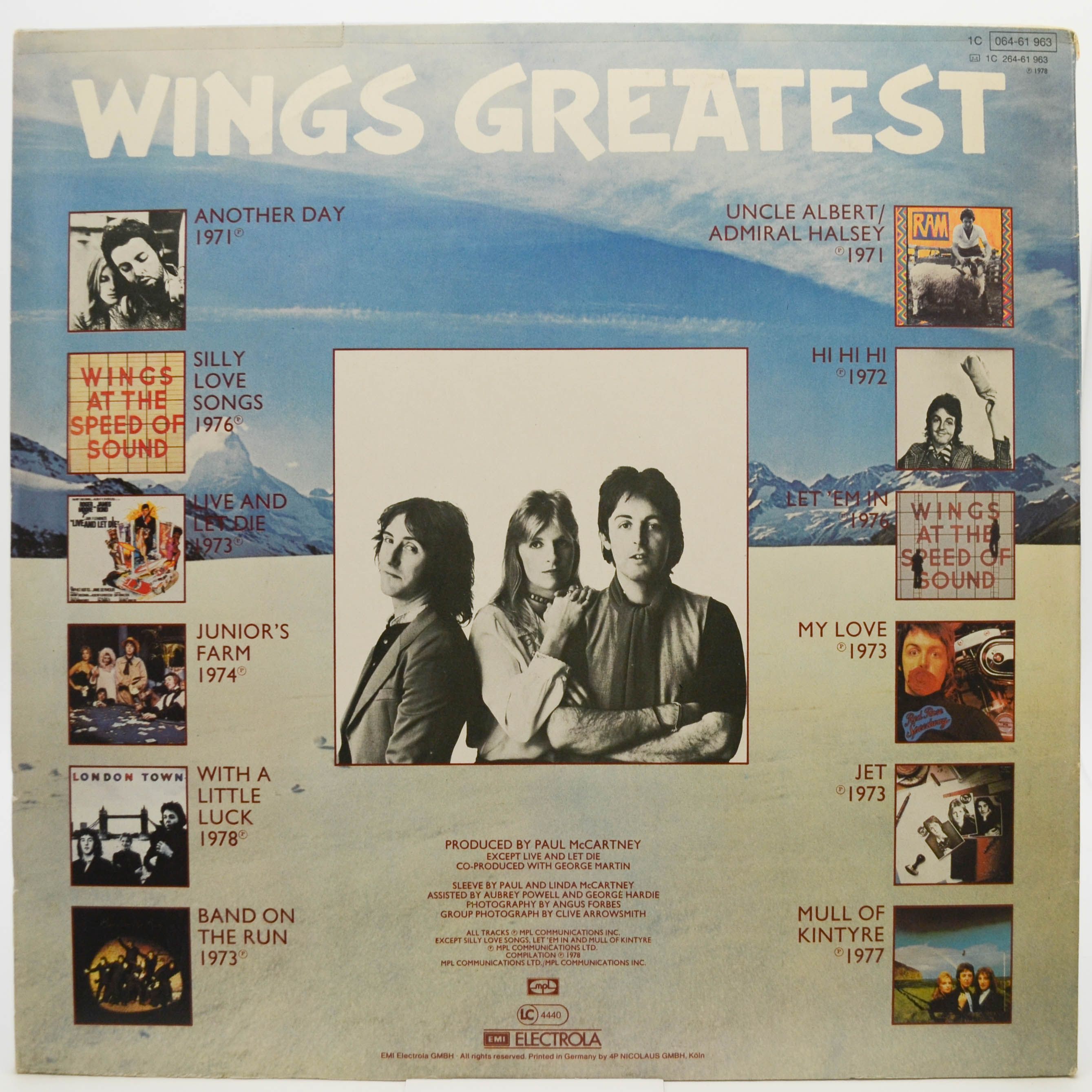 Wings — Wings Greatest, 1978