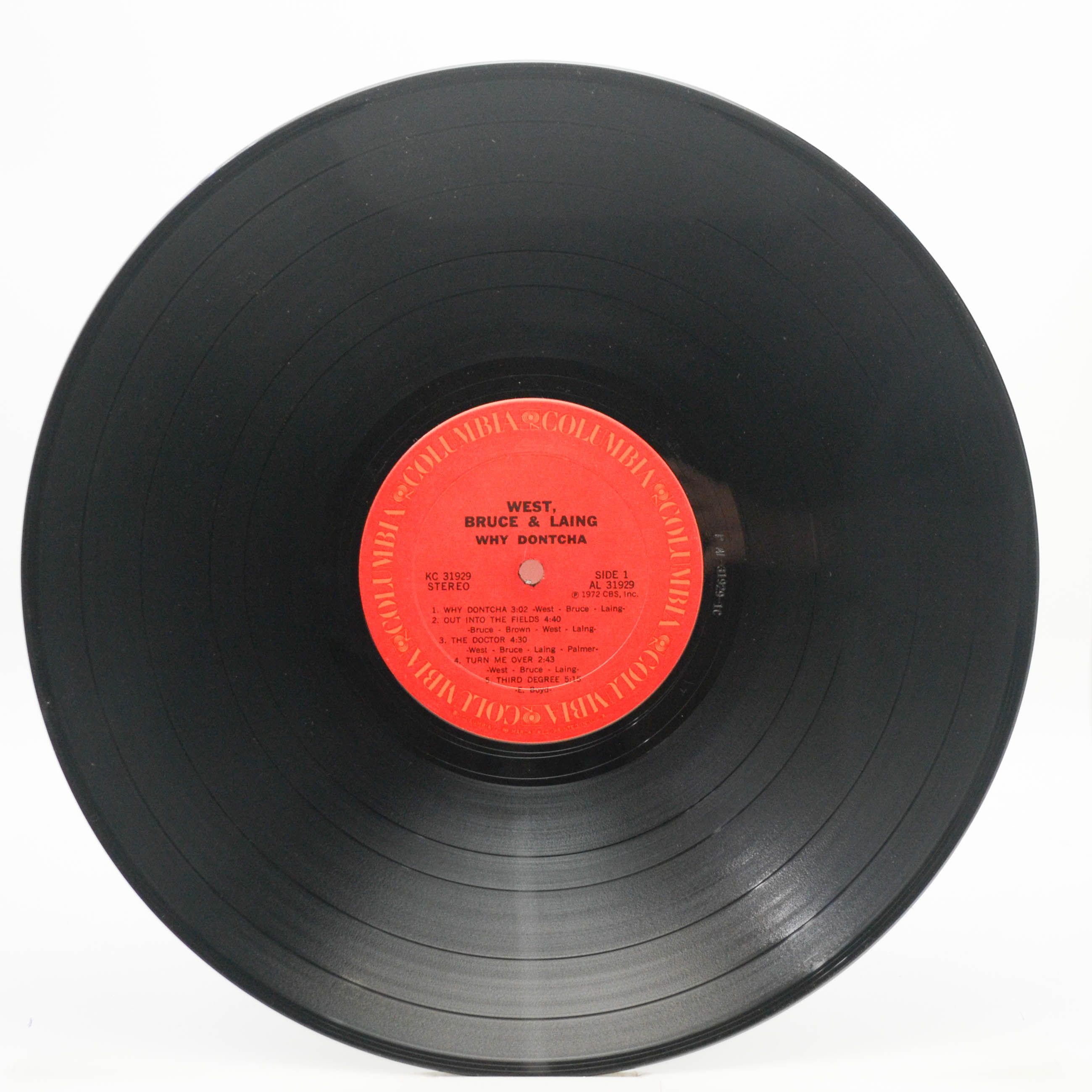 Виниловая пластинка West, Bruce & Laing — Why Dontcha (USA), 1972