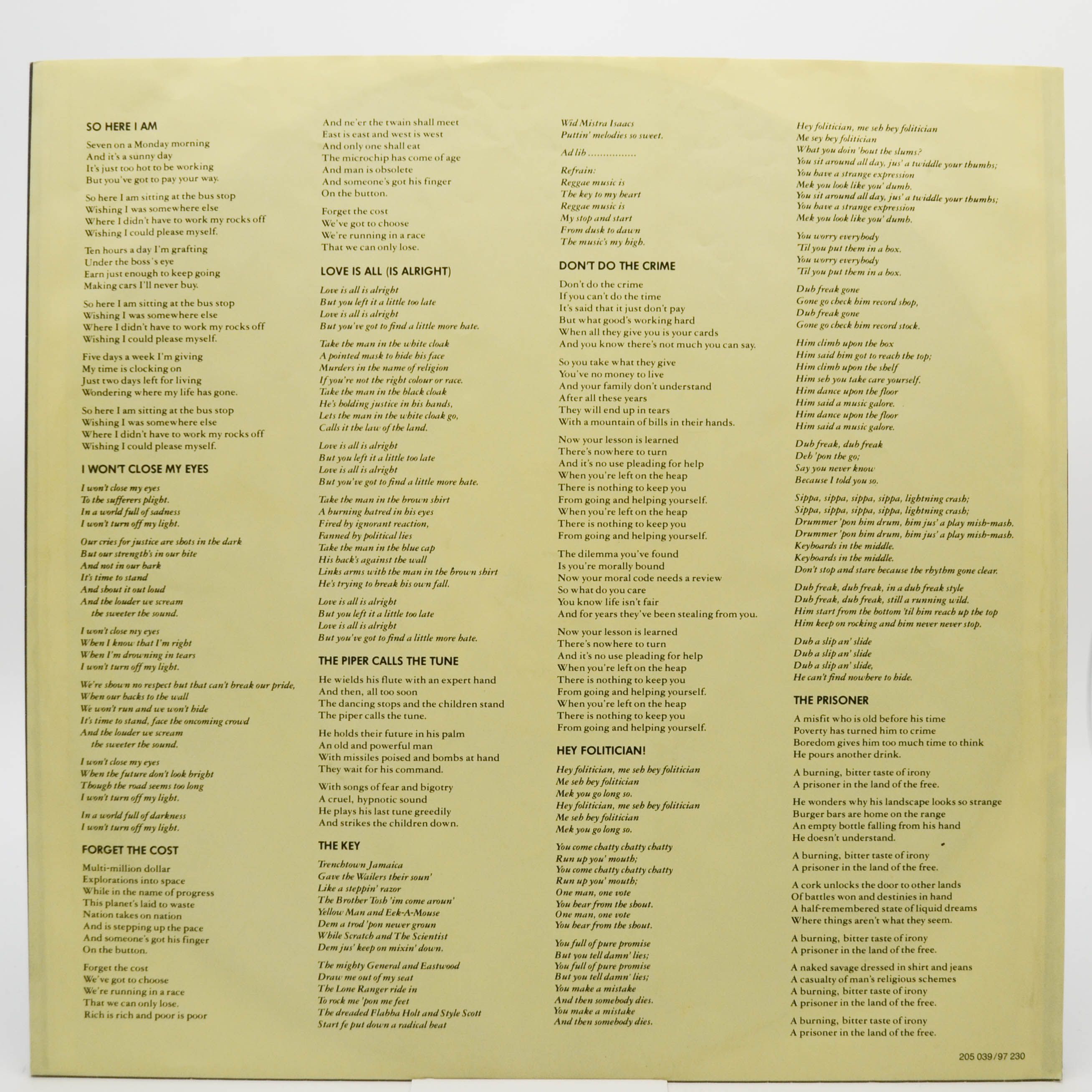 Виниловая пластинка UB44 — UB44, 1982